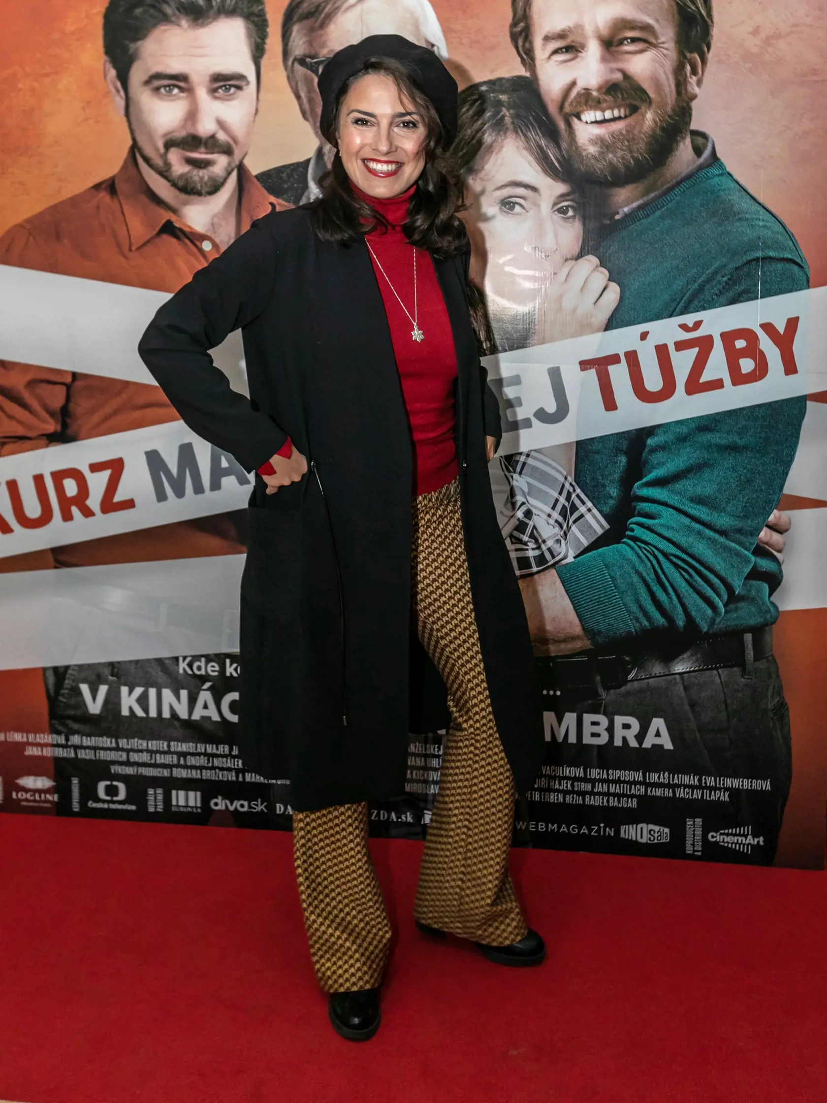 Premiéra filmu Kurz manželskej túžby v kine Eurovea. Na snímke je Lucia Siposová. 