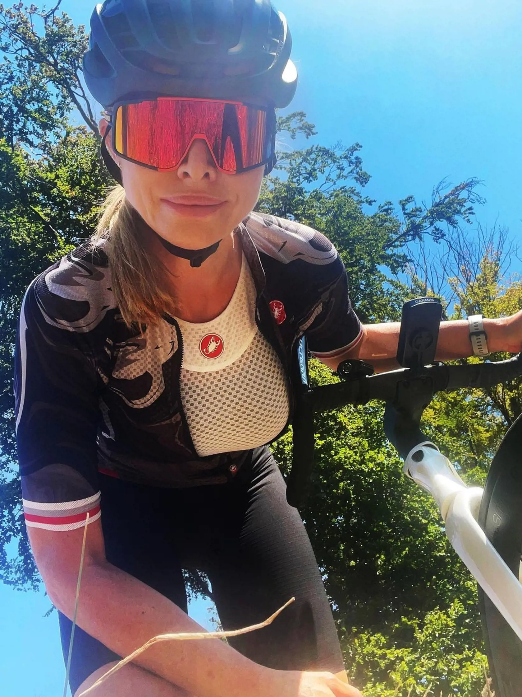 Petra Krištúfková rada jazdí na svojom bicykli. Bežne za deň zdolá desiatky kilometrov.