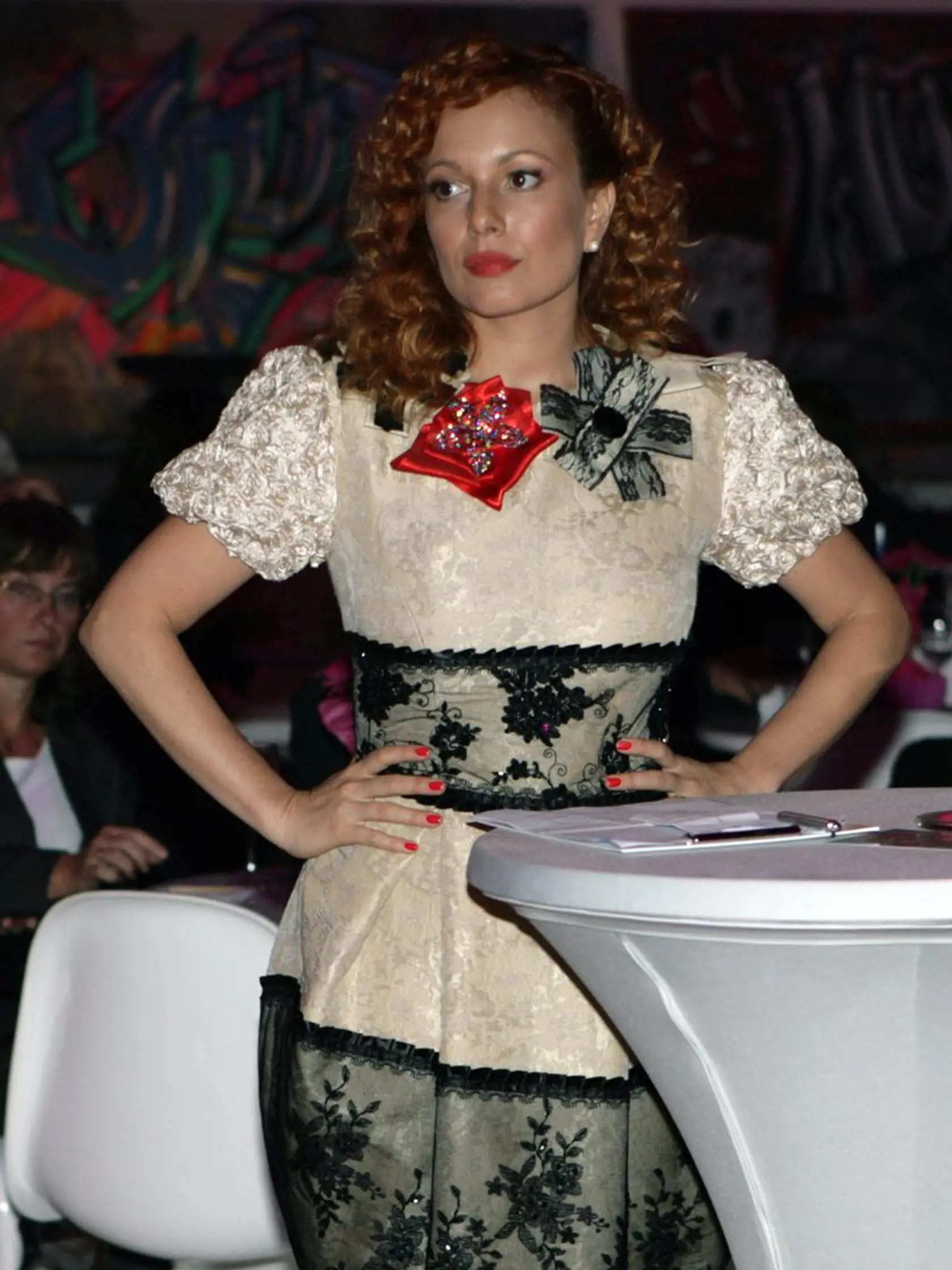 Moderátorka Vera Wisterová počas VIP business párty v Starej tržnici.