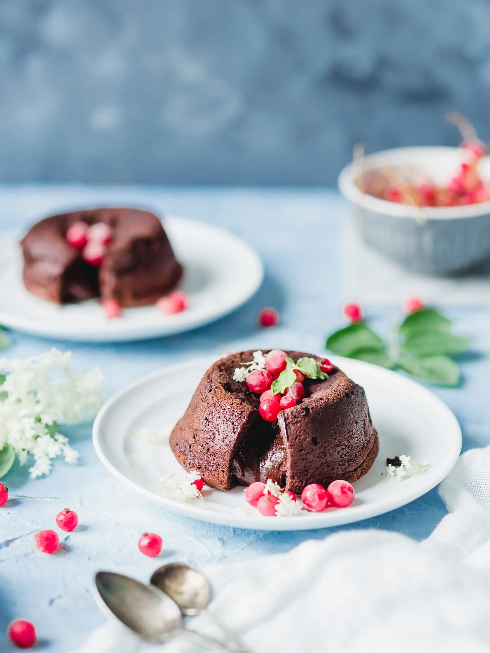 Lávový koláčik fondant au chocolat