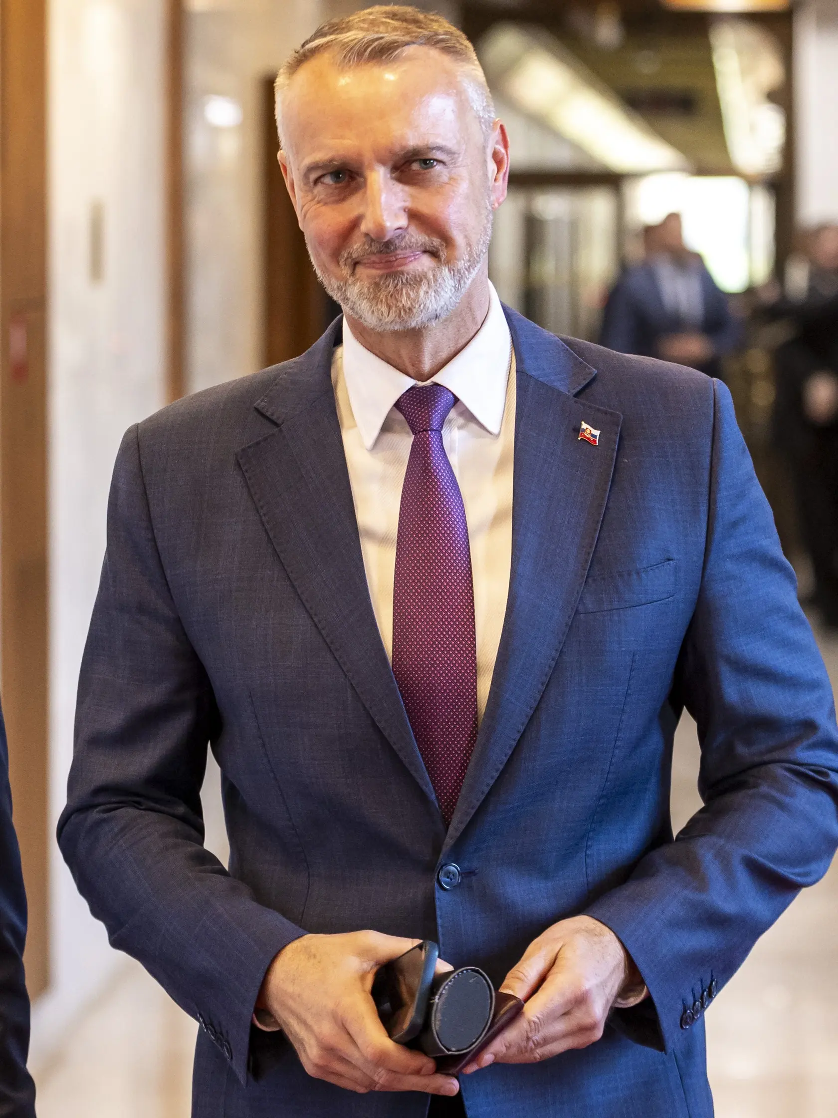 Tajná voľba Richarda Rašiho (Hlas) za predsedu NR SR. 
 
