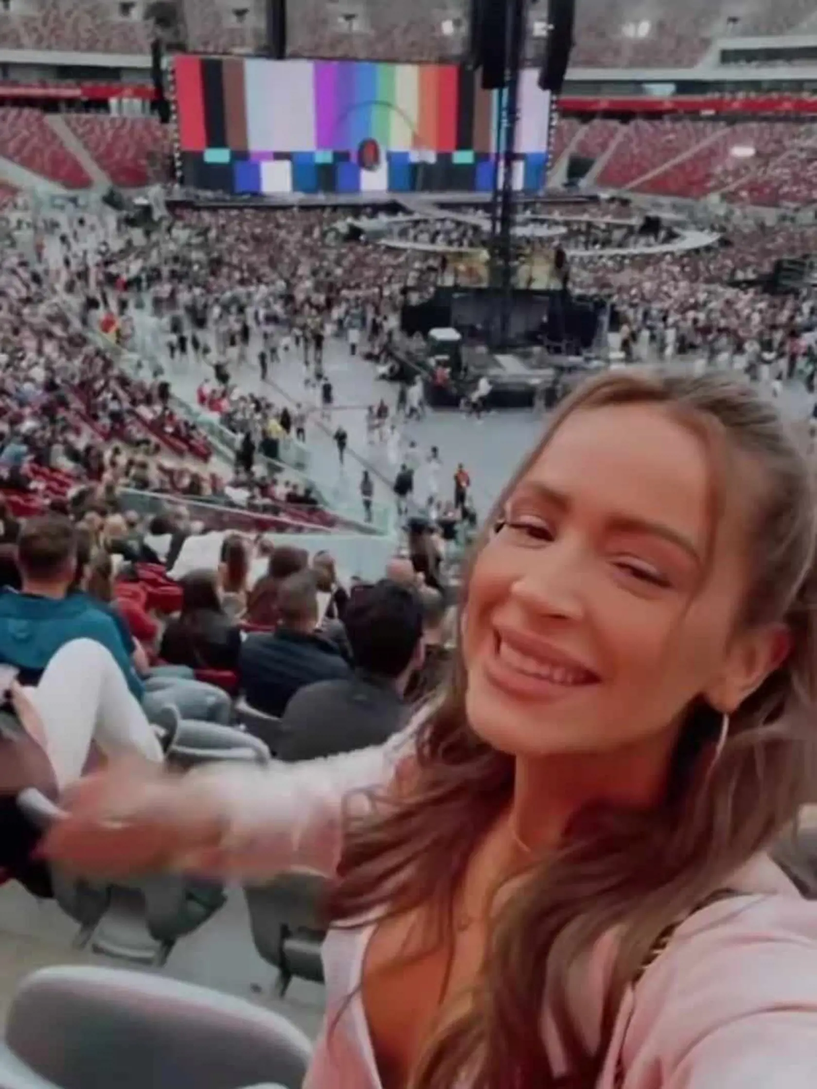 Koncert vo Varšave si nenechala ujsť ani Dominika Mirgová.