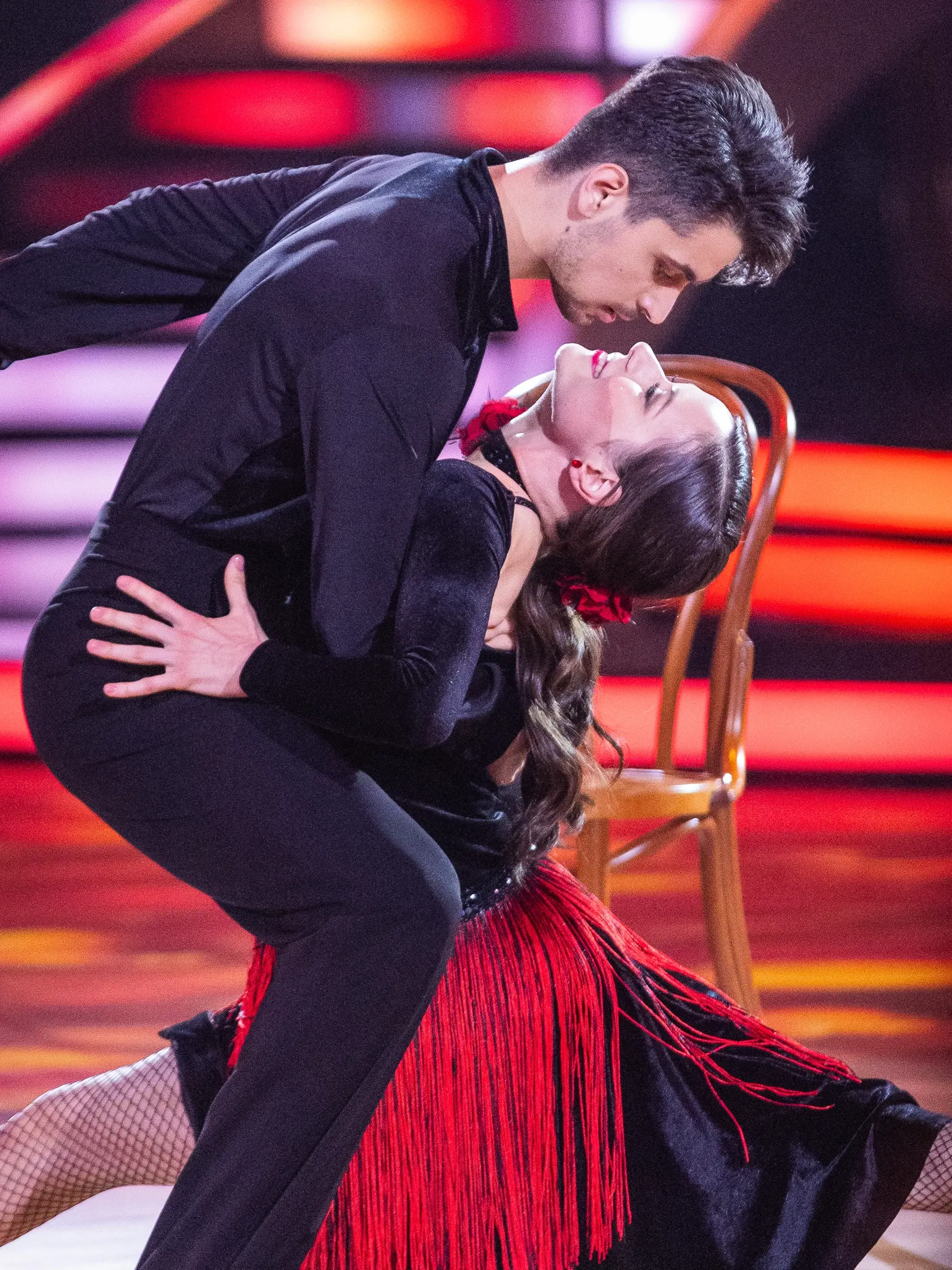 Finále tanečnej súťaže Lets Dance 2024. Na snímke  Anna Jakab Rakovská a Jaroslav Ihring. 