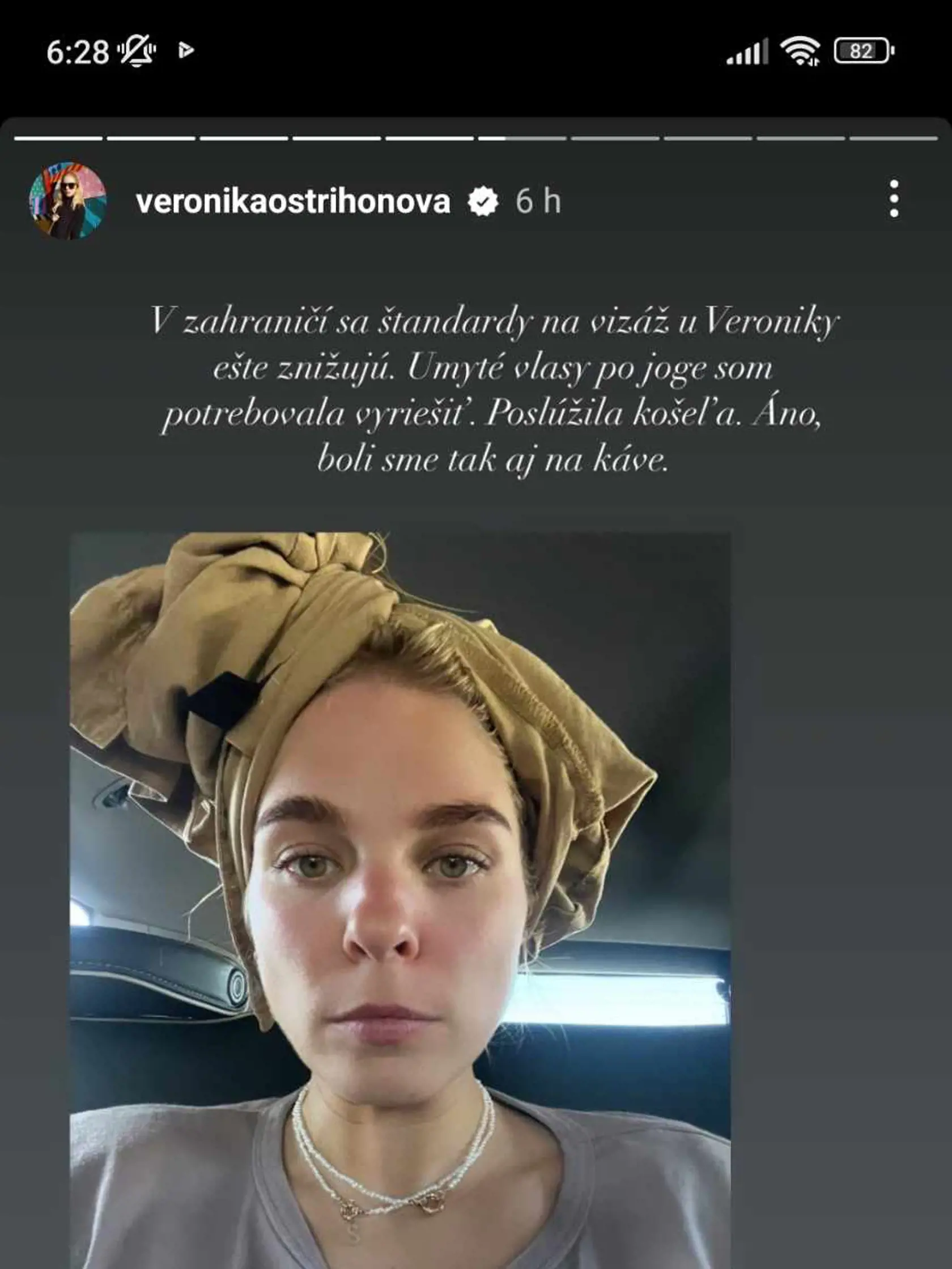 Veronika si užíva anonymitu prostredia.