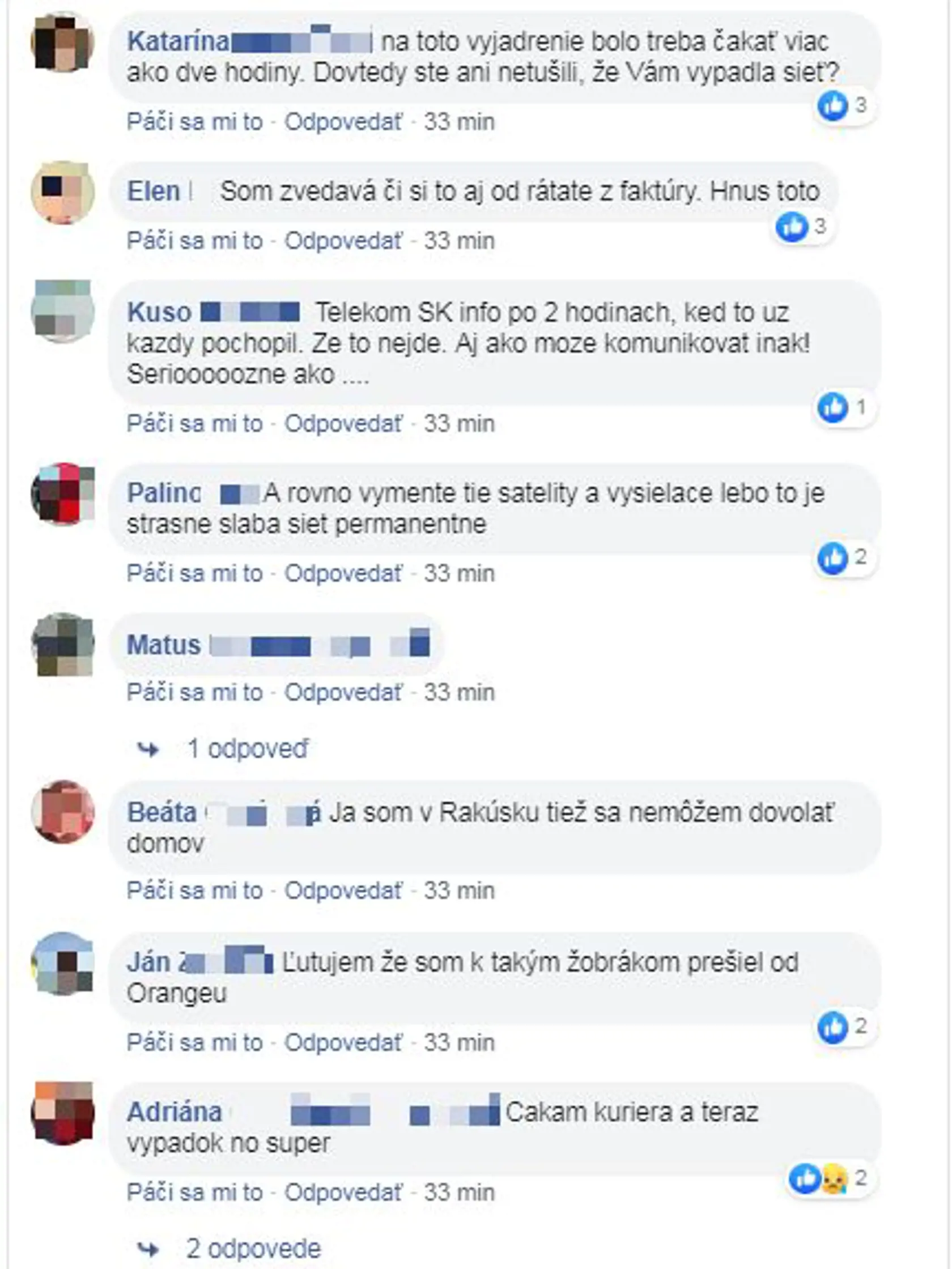 Zákazníci Telekomu sú nespokojní a mnohí žiadajú odškodnenie.