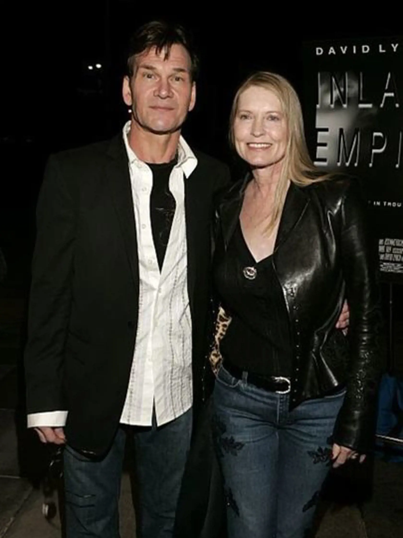 Patrick Swayze a Lisa Niemi na fotke z roku 2006