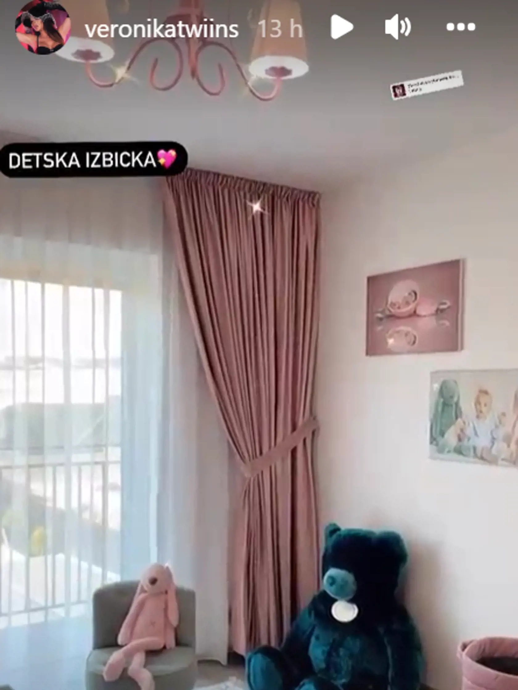 Takto to vyzerá v dome speváckeho dua TWiiNS: Detská izba.