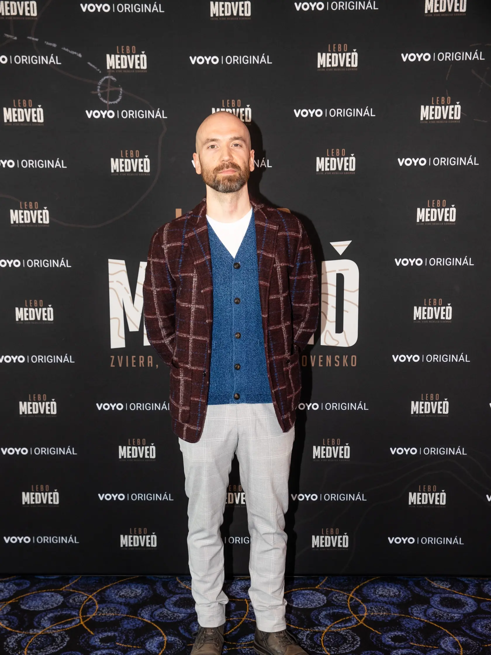 Na snímke predstavenie Slovenského dokumentárneho seriálu Lebo medveď. Kreatívny producent Marek Kučera.