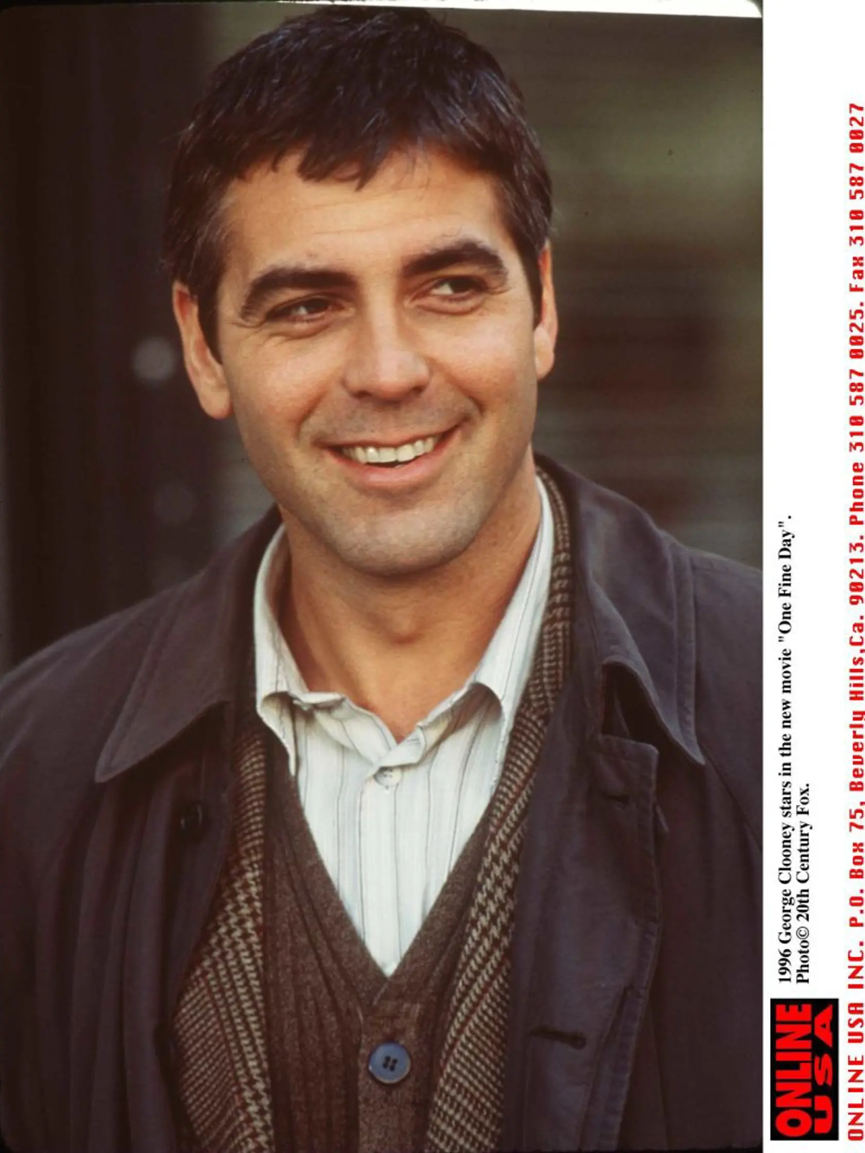 George Clooney, keď bol bez šedín.