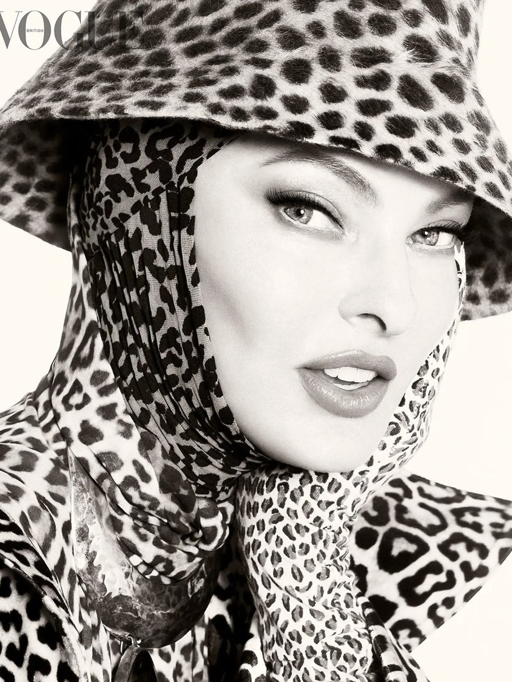 Linda Evangelista pre Ⓒ Vogue 2022.