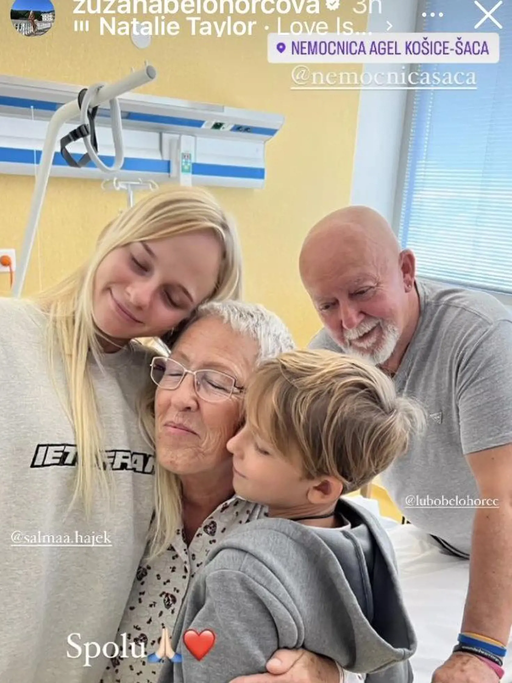 Mamina Zuzany Belohorcovej má po vážnej operácii srdca.