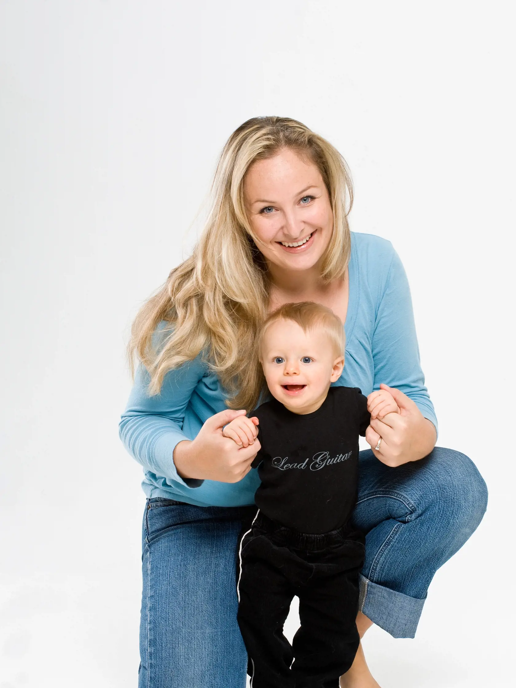 Portrait of a mother and son