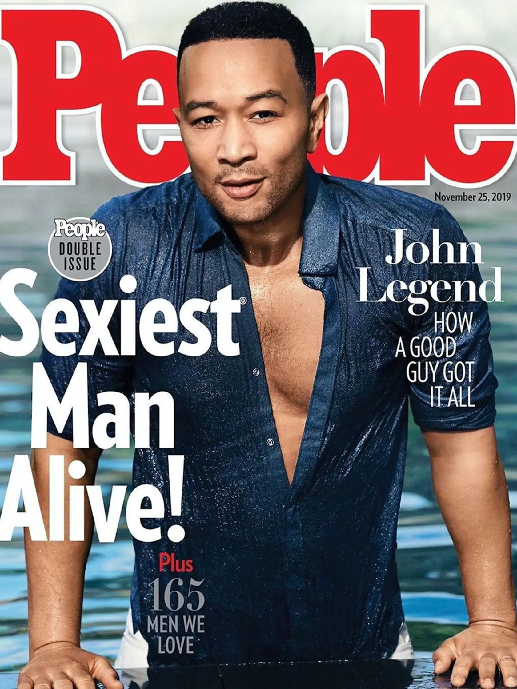 John Legend na titulnej strane časopisu People.