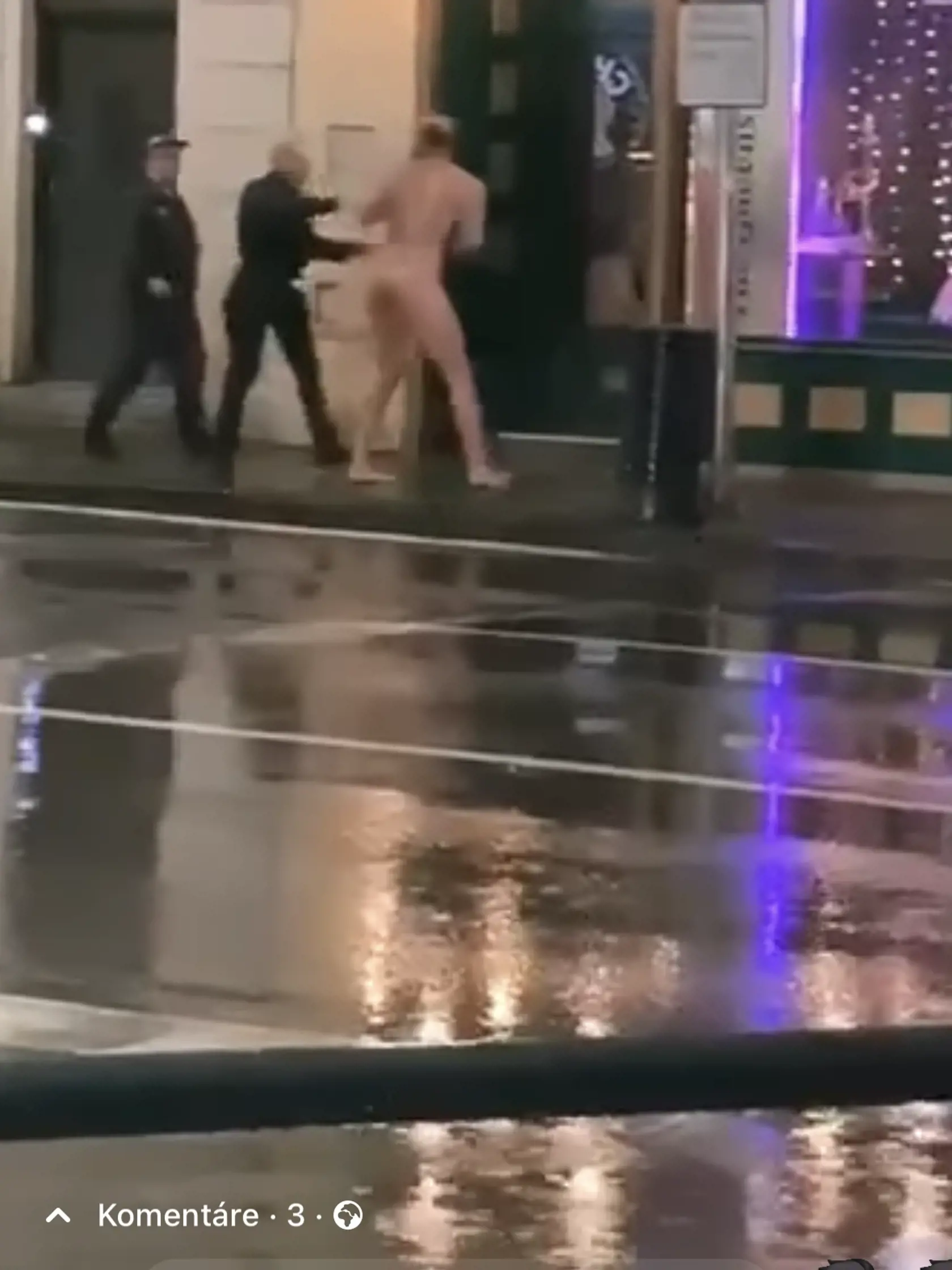 Polícia sa už predmetnou sitáciou zaoberá.