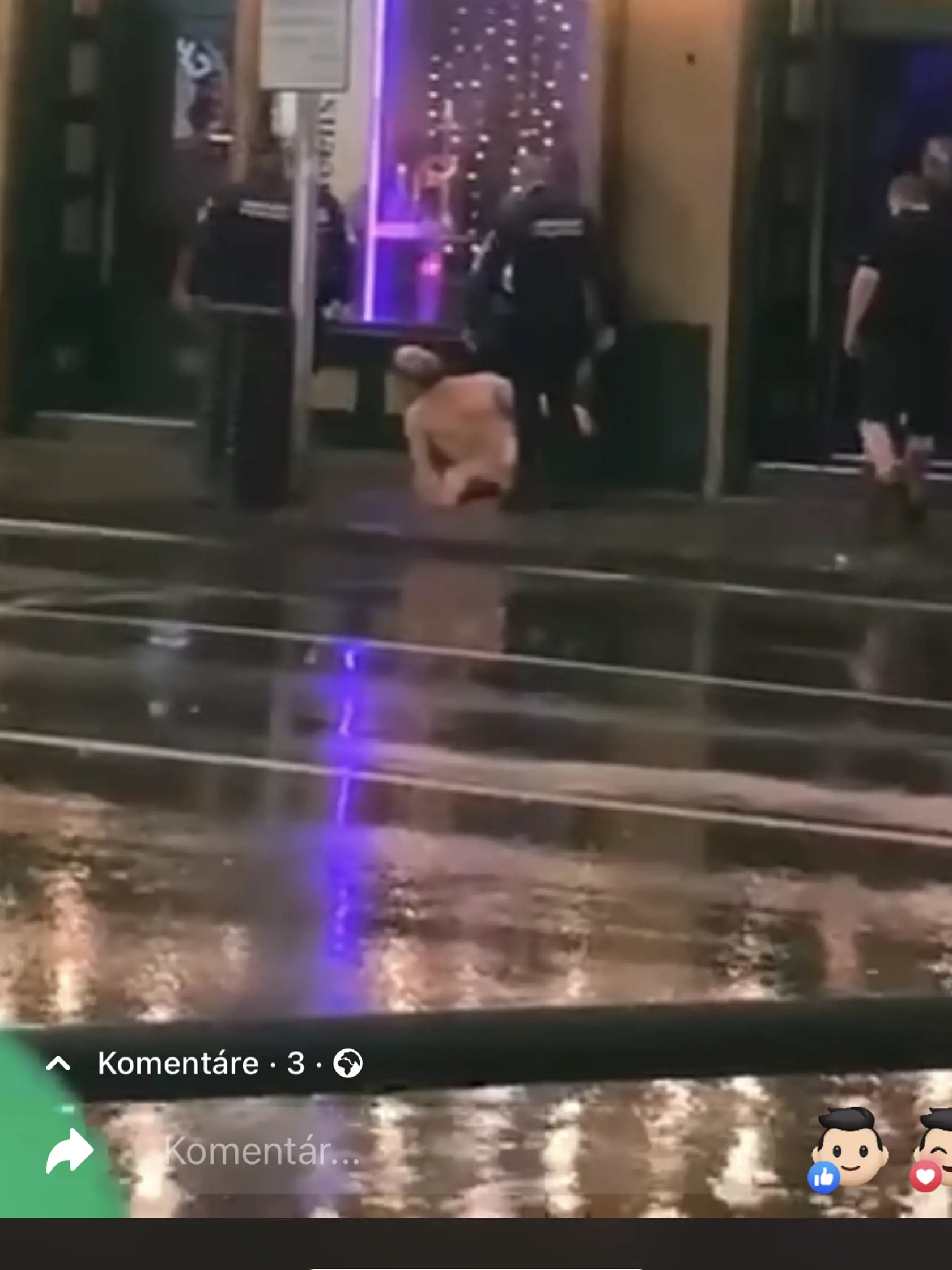 Polícia sa už predmetnou sitáciou zaoberá.