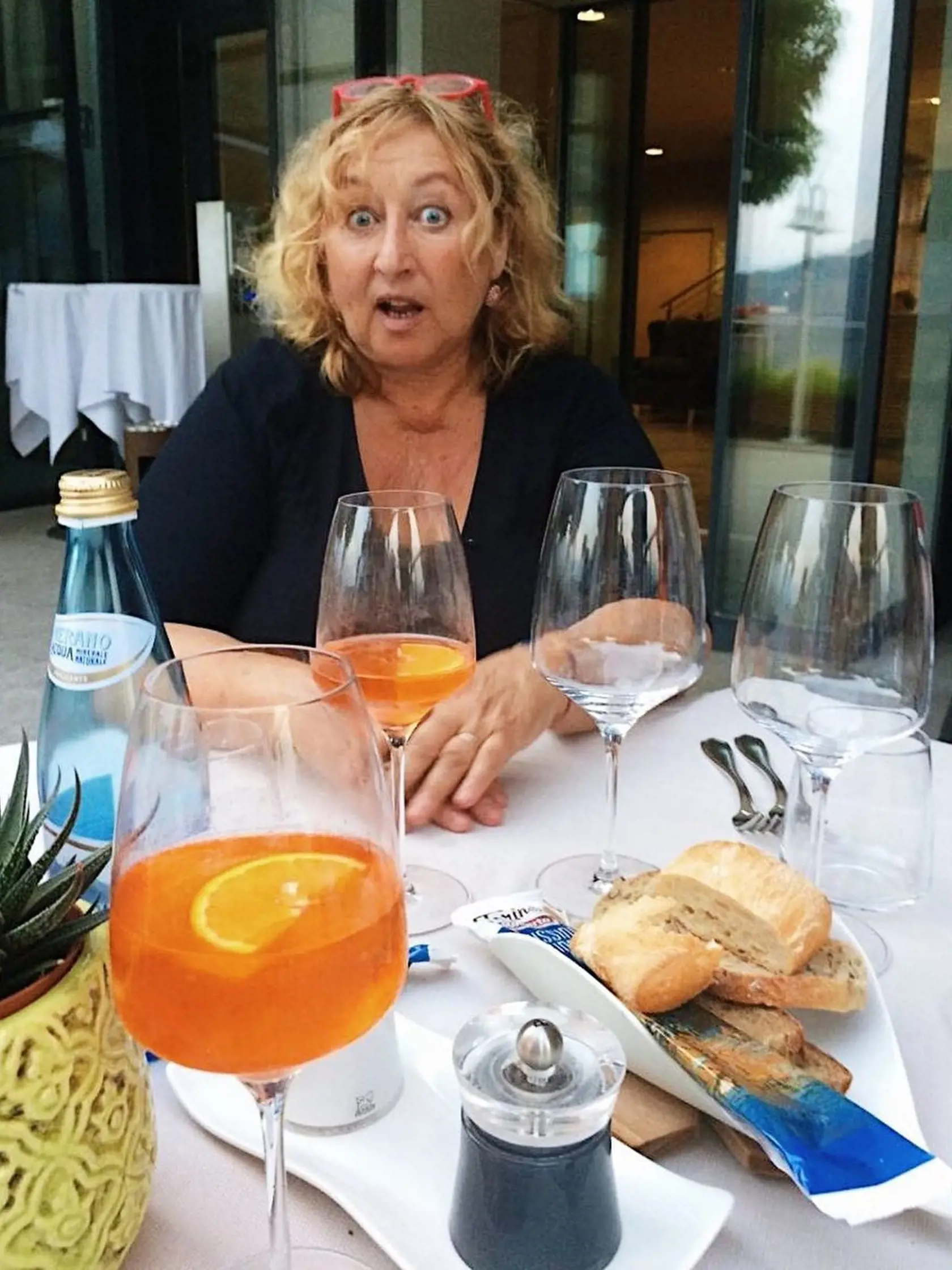 Halina Pawlowska si vie život užiť!
