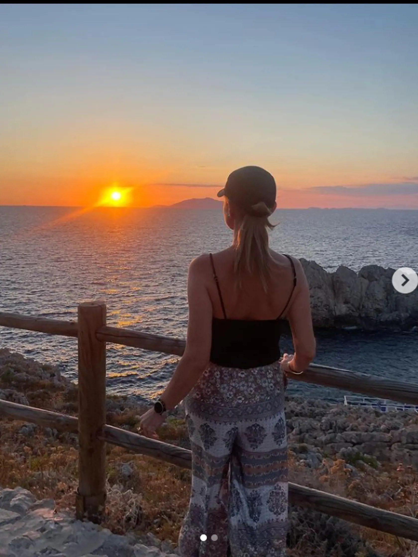 Petra Krištúfková si užíva dovolenku.