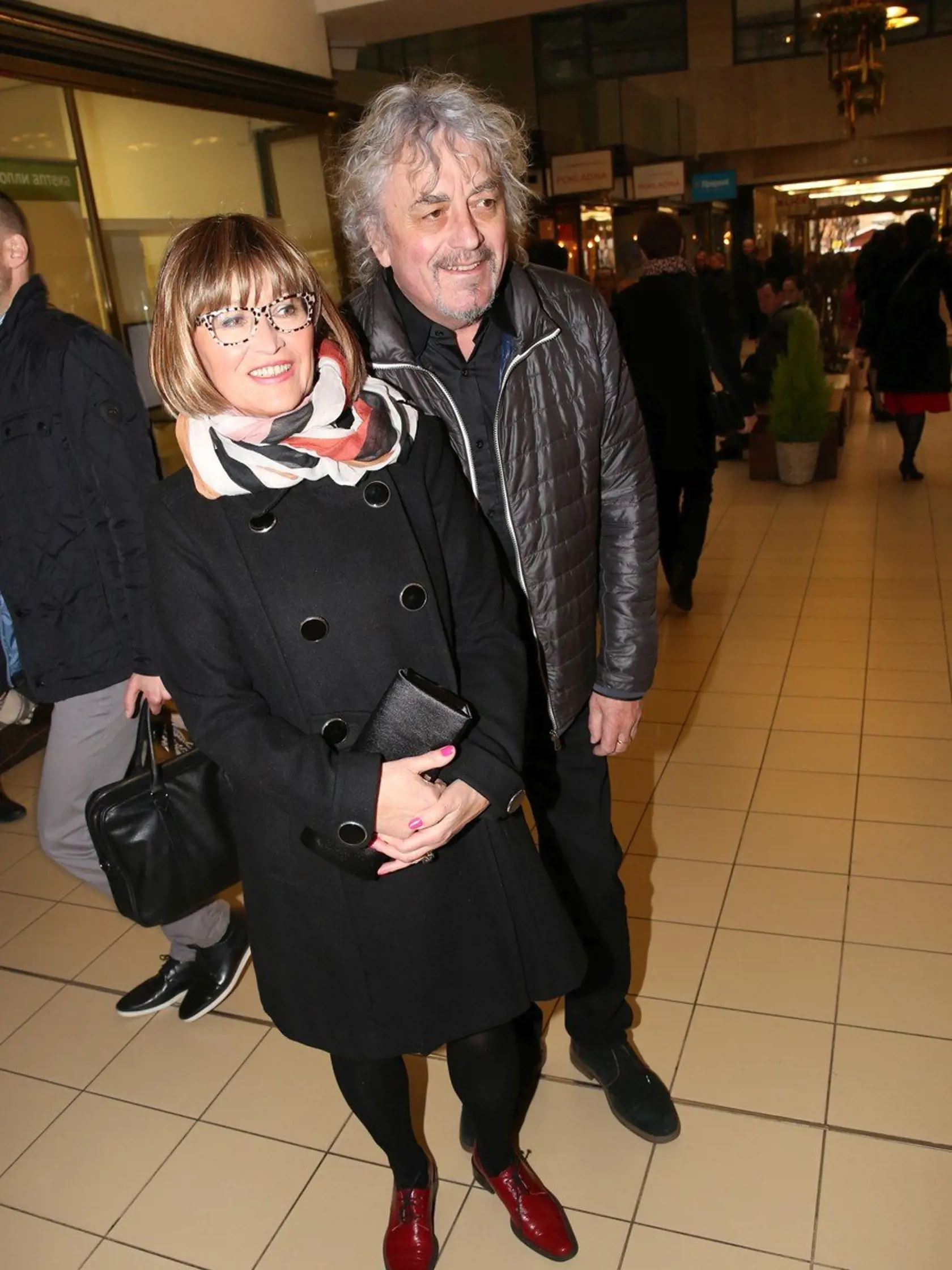 Petra Černocká s manželom Jiřím Pracným.