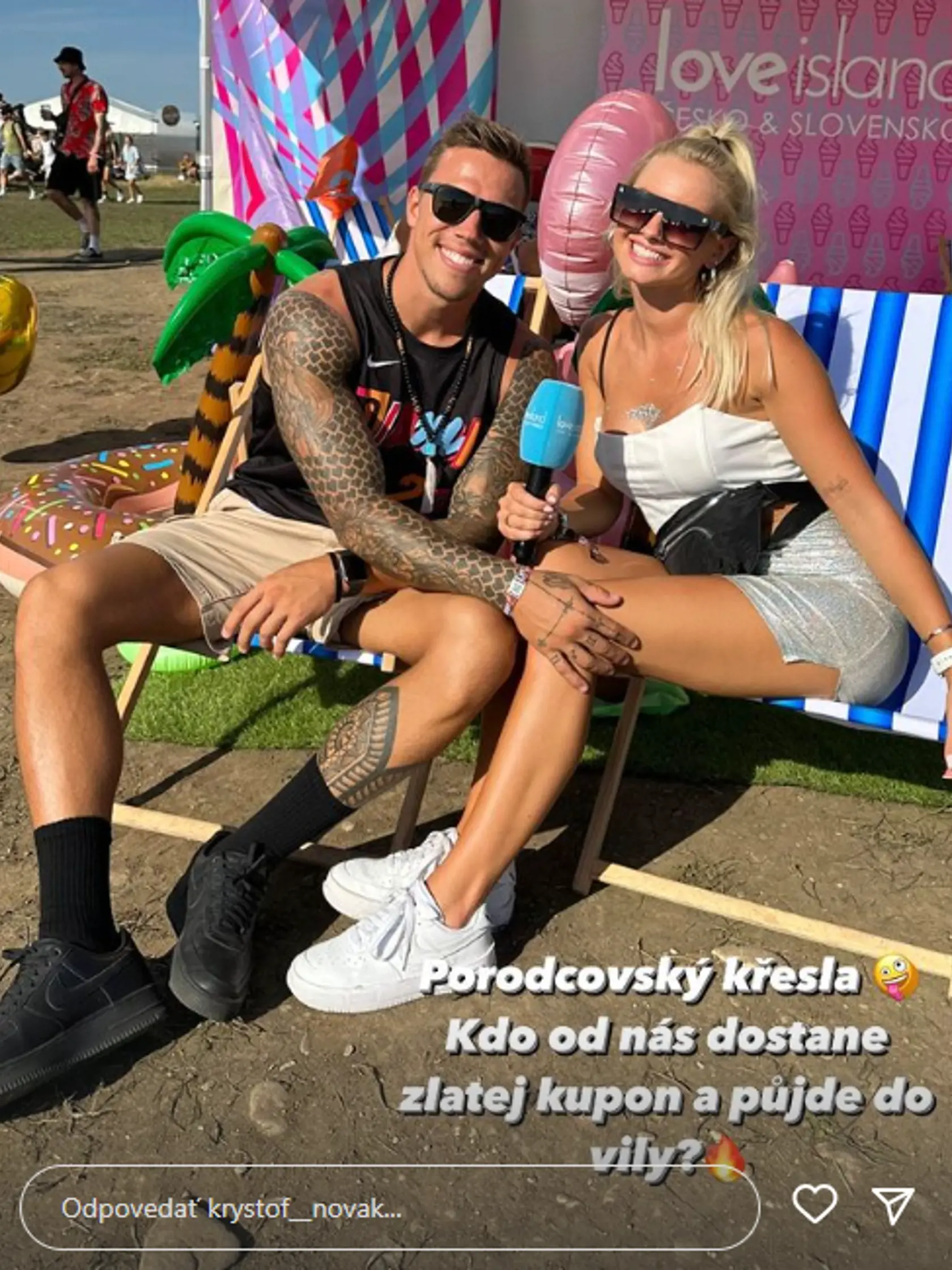 Víťazi druhej série Love Island Kryštof a Denisa.