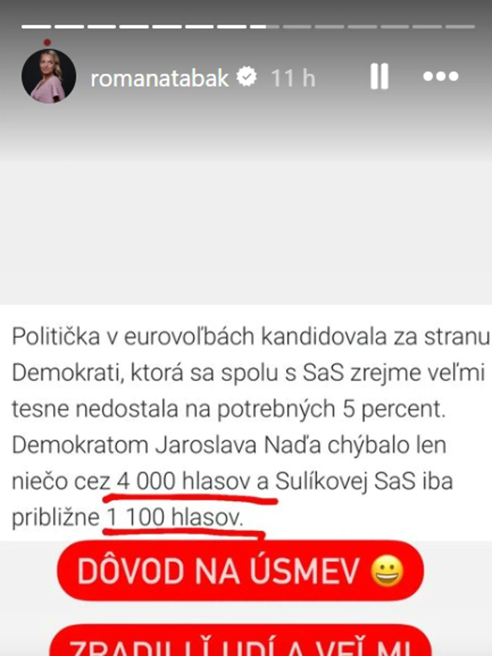 Kontroverzné a útočné statusy Romany Tabák.
