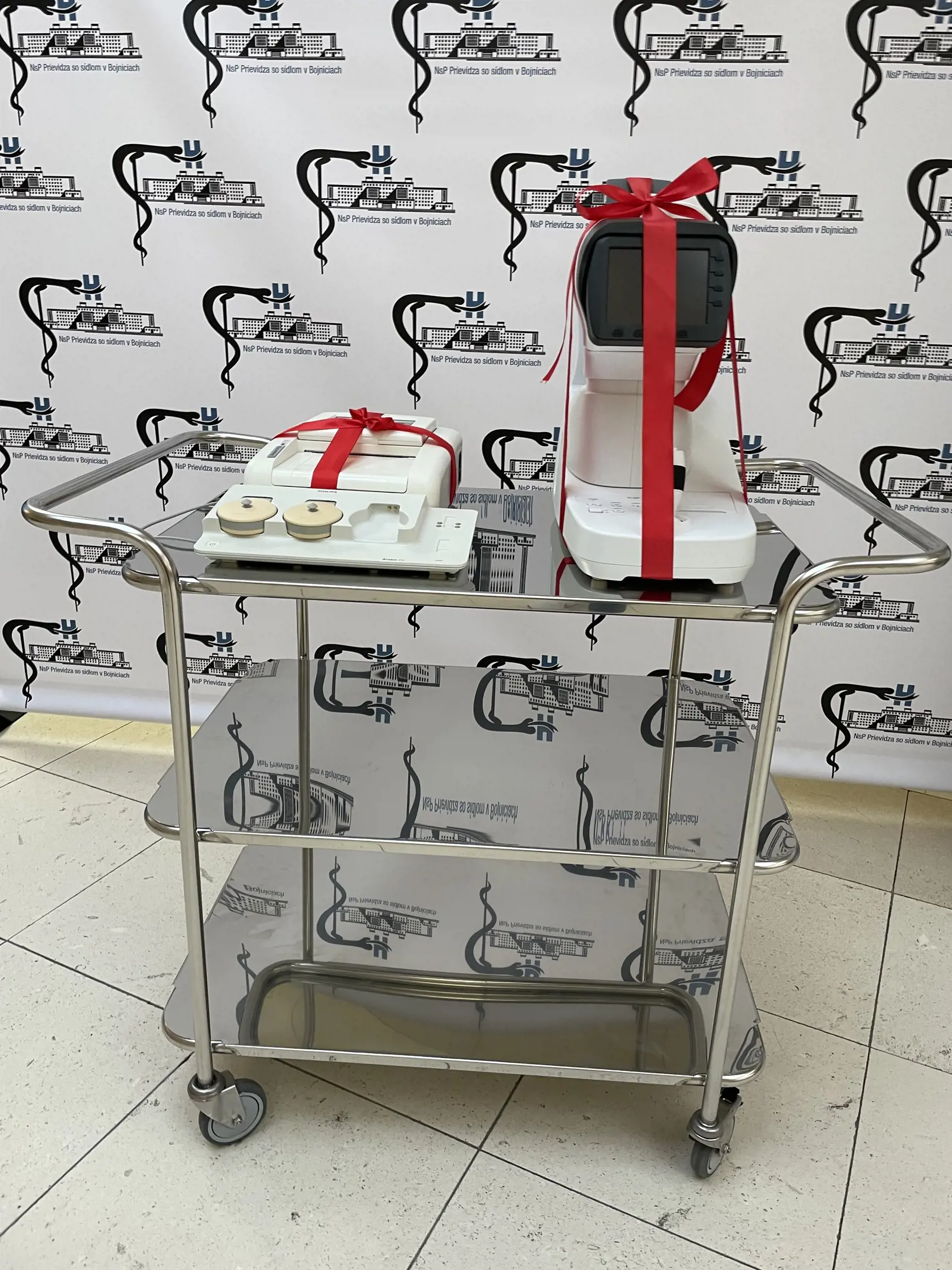 Na snímke nové prístrojové vybavenie pre gynekologicko-pôrodnícke a otorinolaryngologické oddelenie Nemocnice s poliklinikou Prievidza so sídlom v Bojniciach 12. februára 2024. FOTO TASR - Alexandra Moštková