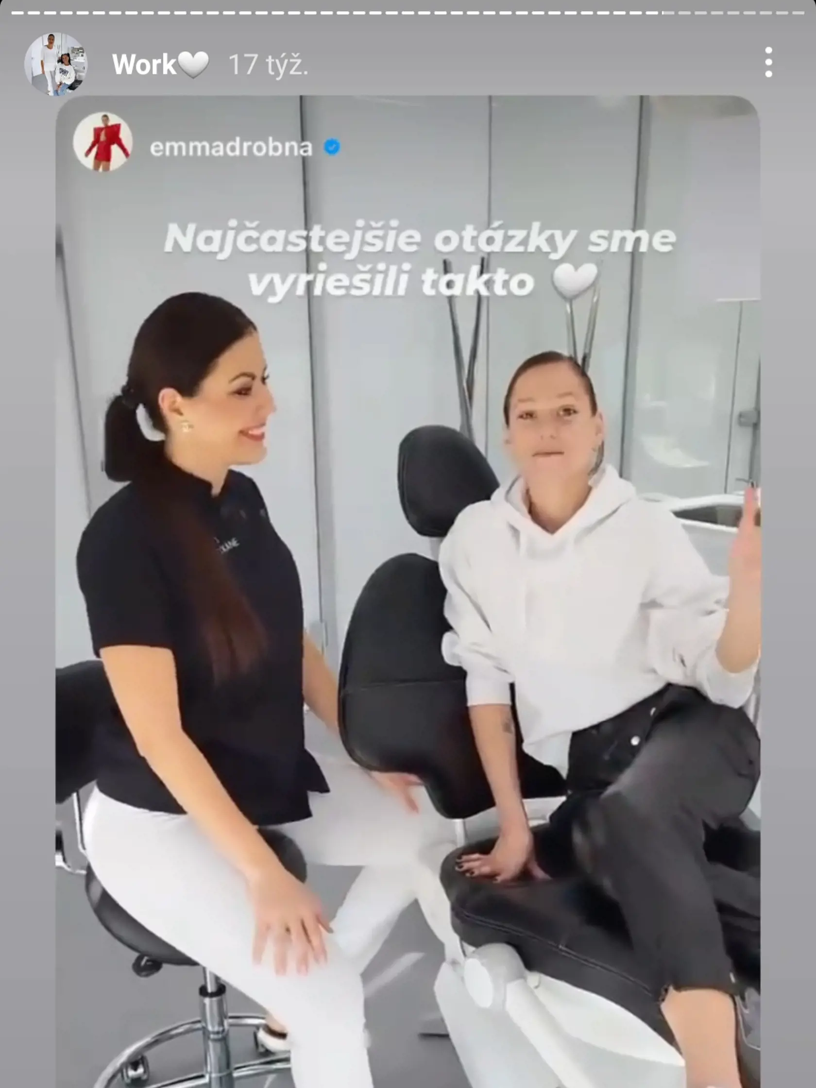 Lucia so speváčkou Emmou Drobnou.