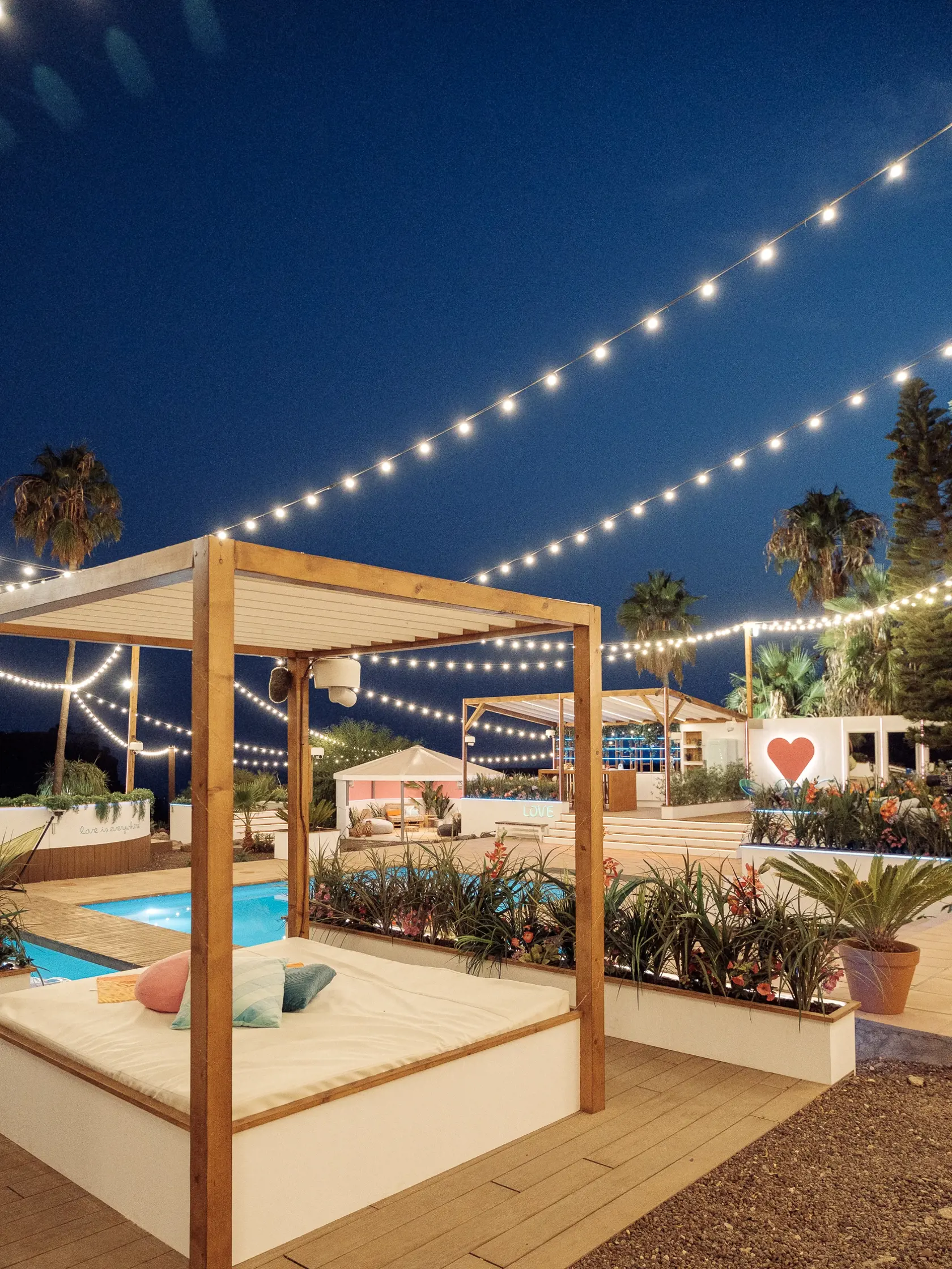 Takto vyzeral Love Island počas prvej série.