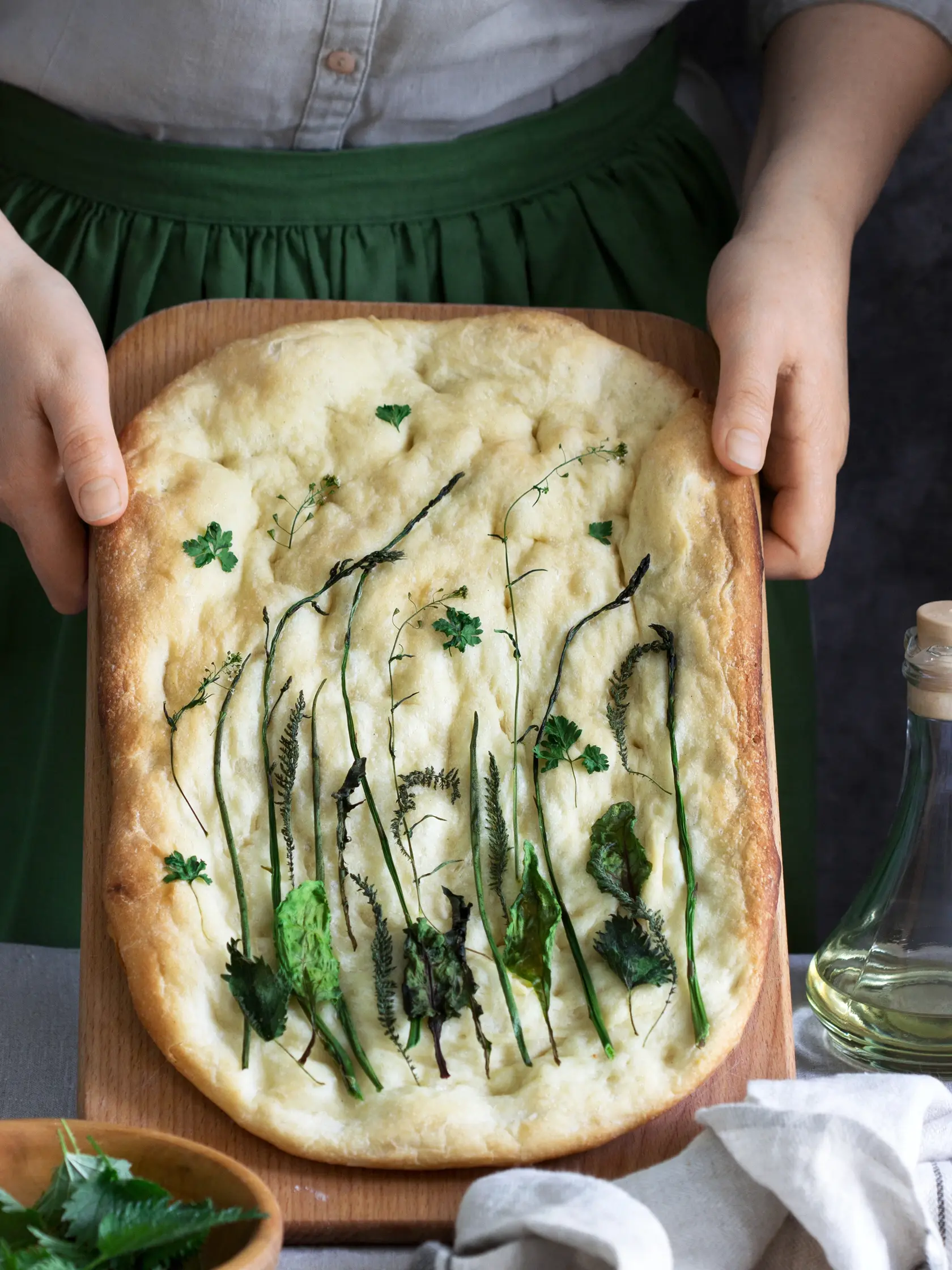 Bylinková focaccia