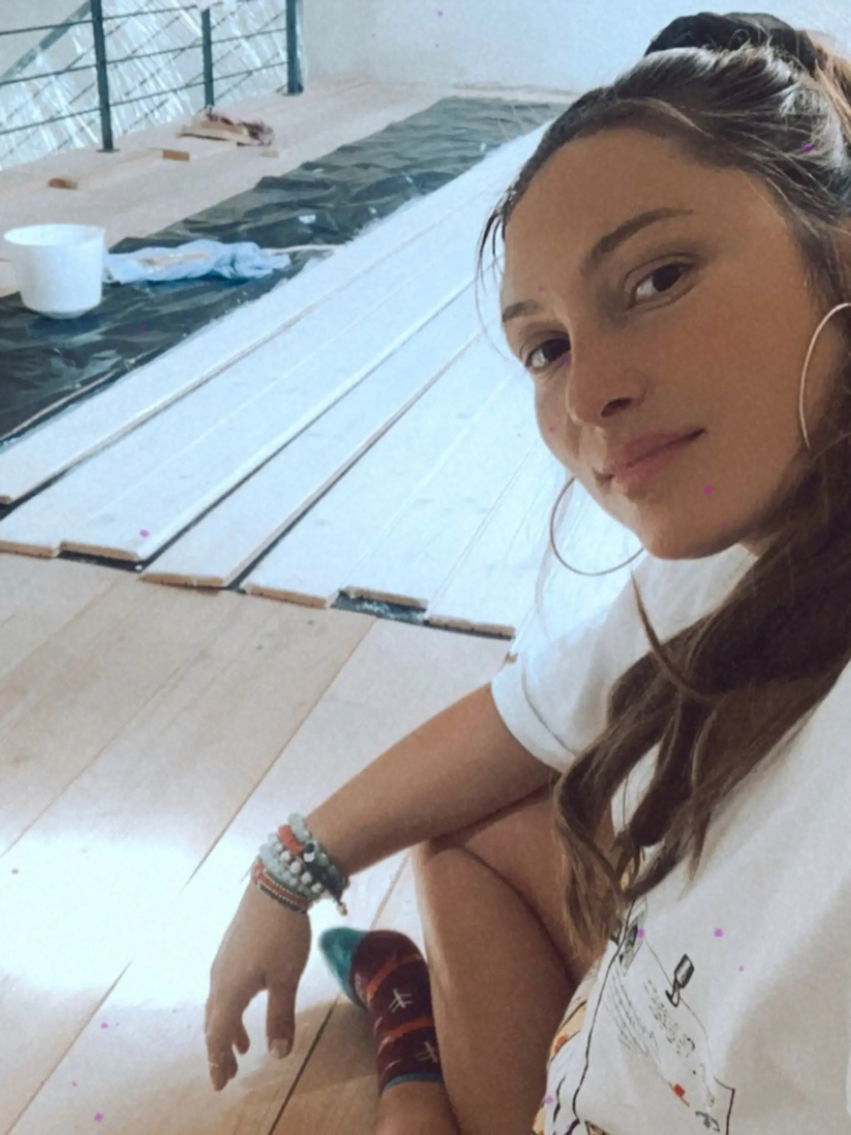 Monika pridáva aj fotografie z procesu stavby domu.