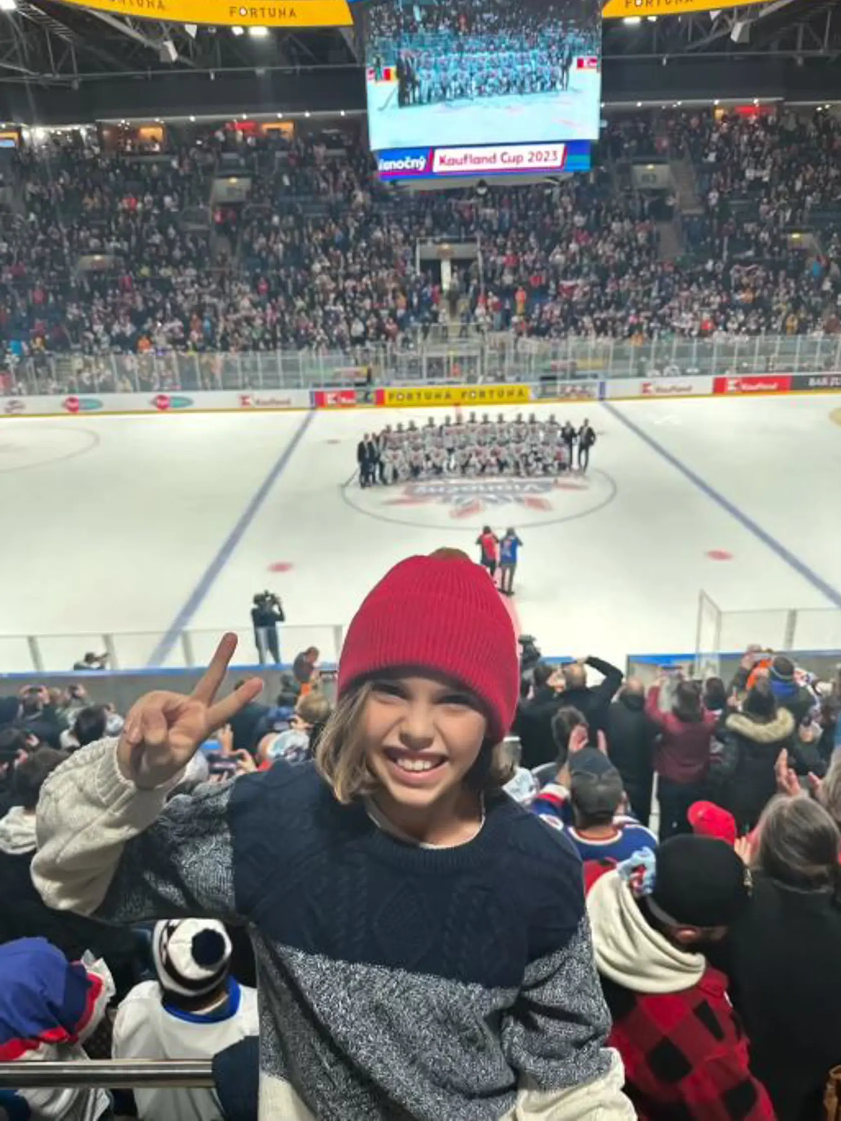 Na reprezentačnom zápase nechýbala ani športová moderátorka Marianna Ďurianová, ktorá sa pochválila zábermi na svojom instagrame.