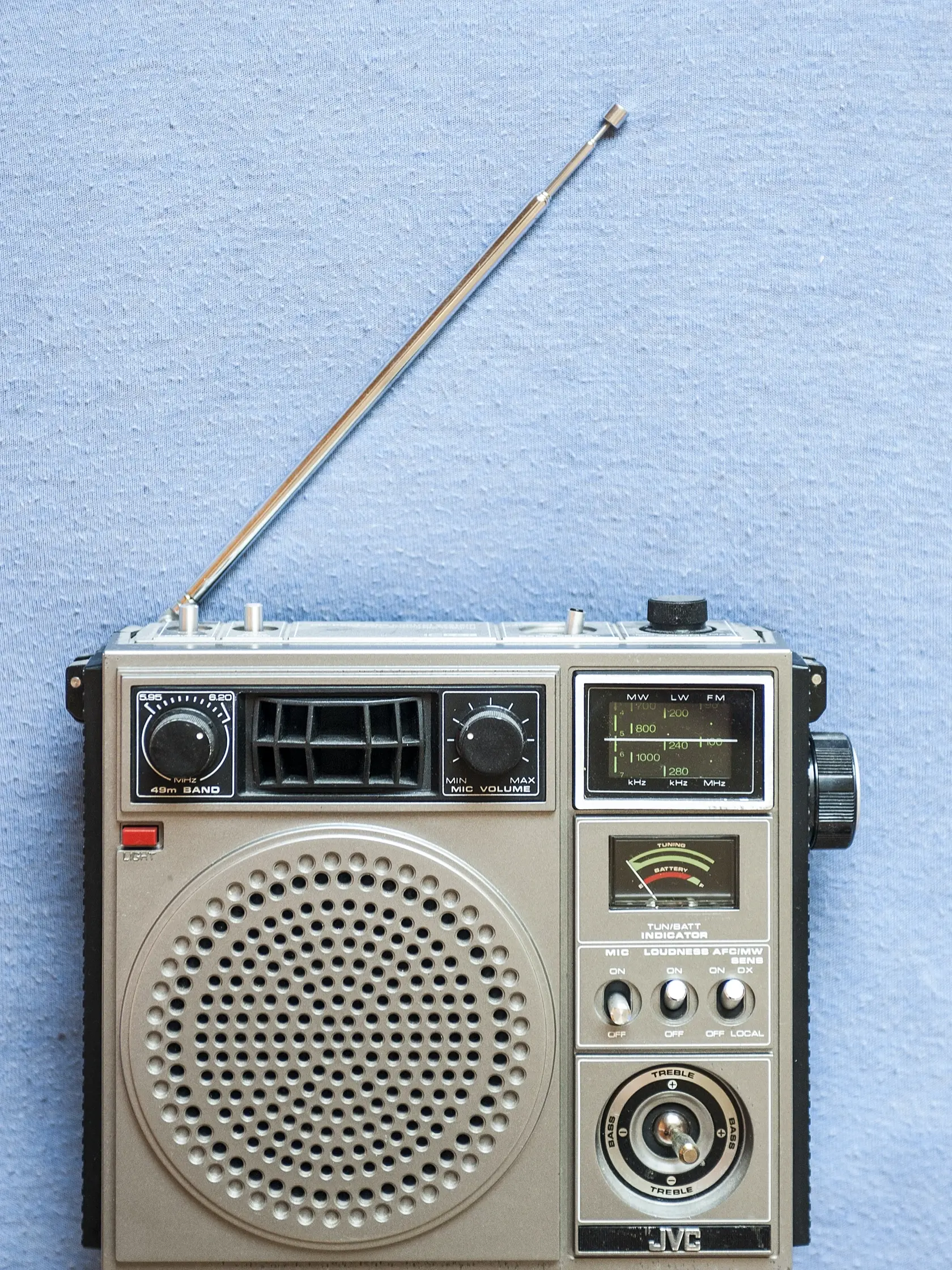 Radio JVC predavane v predajniach Tuzex.