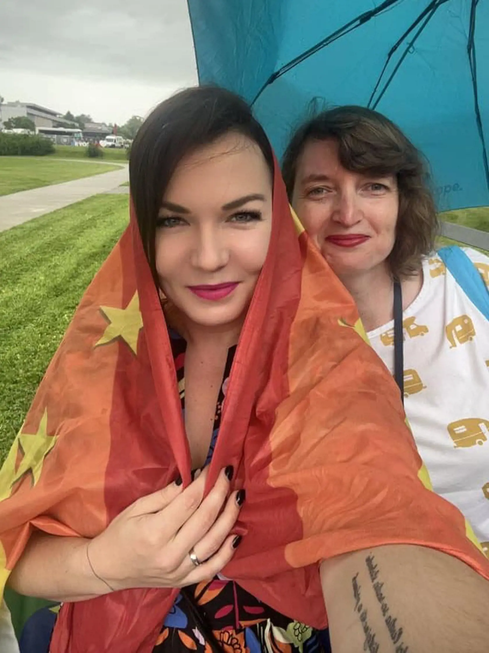 Jurík a Plaváková na akcii Pride BB 2024.