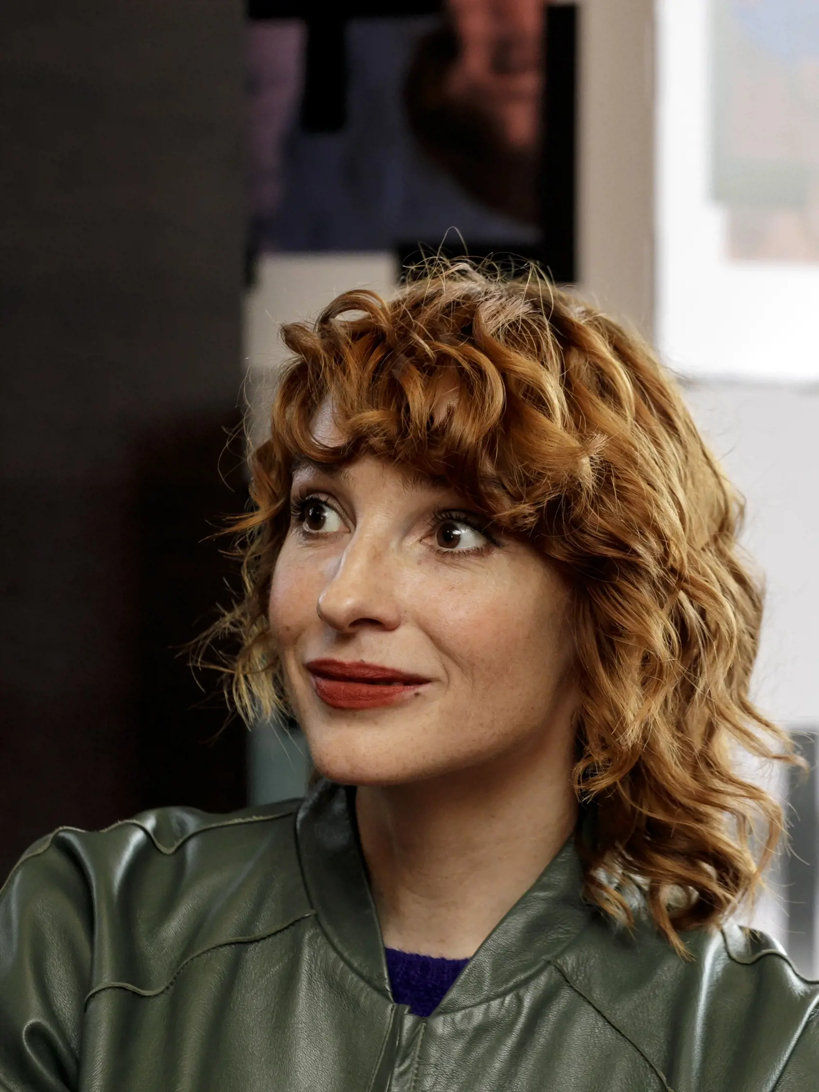 Na snímke herečka Vica Kerekes počas stretnutia s médiami o programe 30. ročníka Medzinárodného filmového festivalu Febiofest v Bratislave 7. marca 2023. FOTO TASR - Dano Veselský