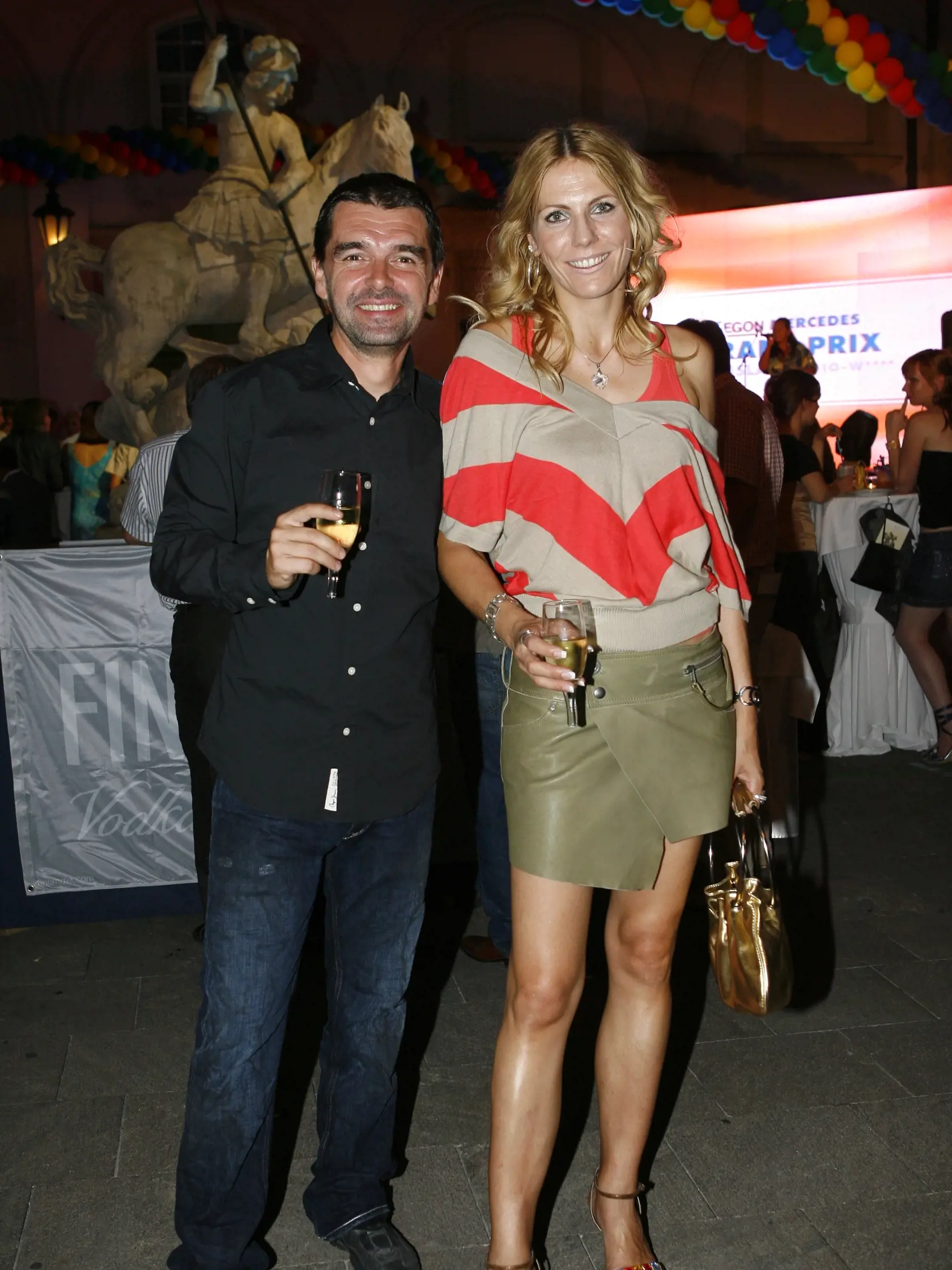 AEGON Mercedes party;Peter Kočiš s manzelkou;;27.7.20078 Bratislava;foto Ján Zemiar