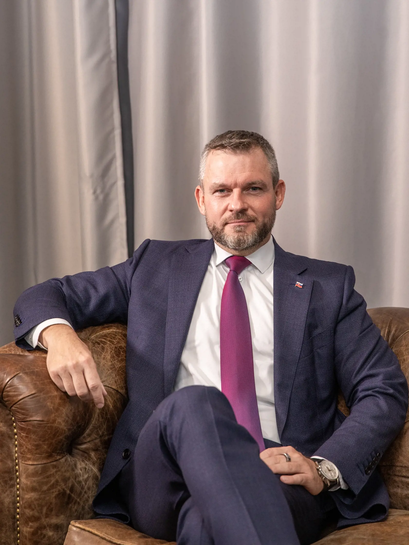 Na snímke je poslanec Národnej rady Slovenskej republiky a predseda strany Hlas- sociálna demokracia Peter Pellegrini.