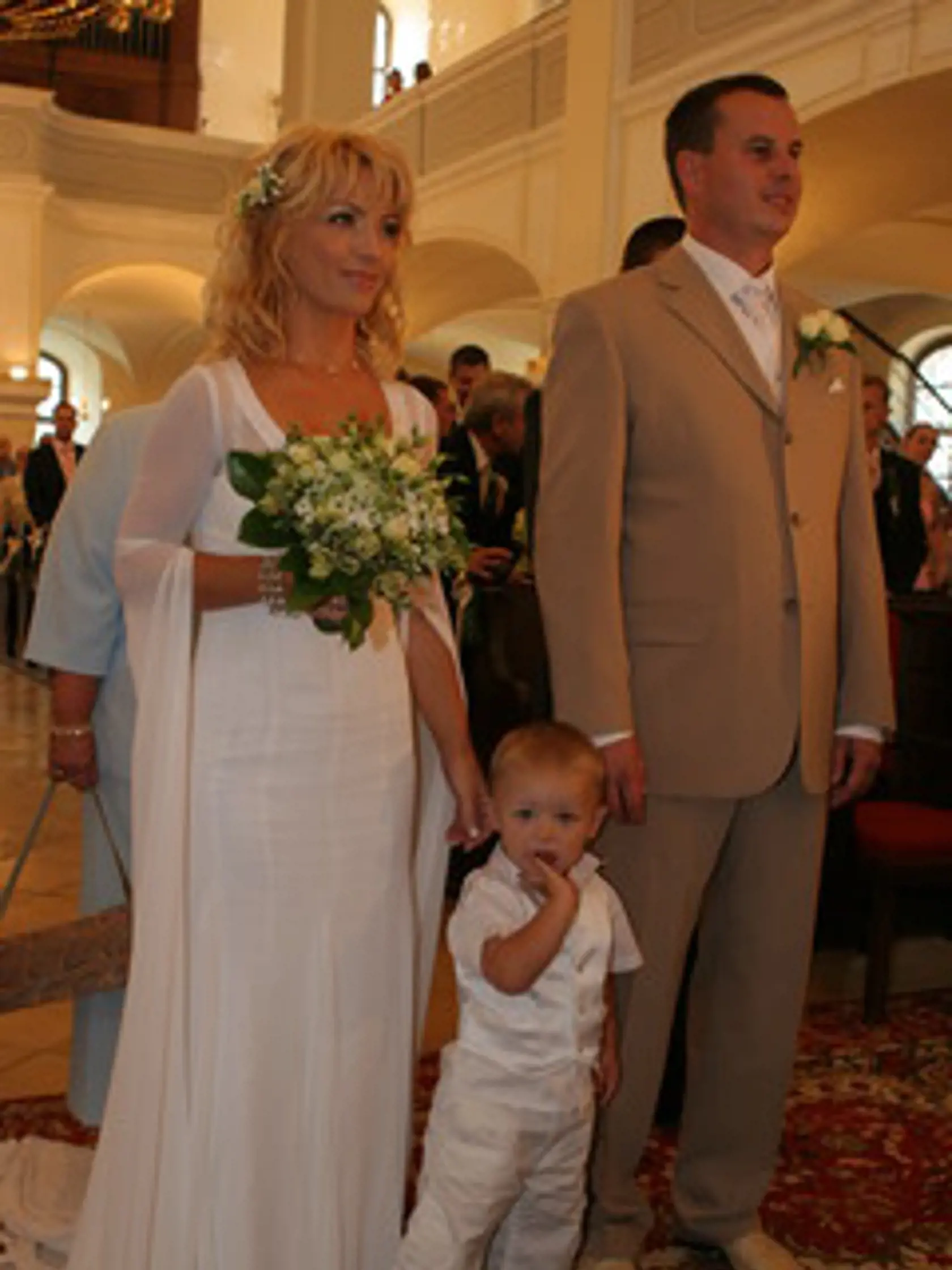 Rok 2005: Svadba Martiny Šimkovičovej s Igorom.