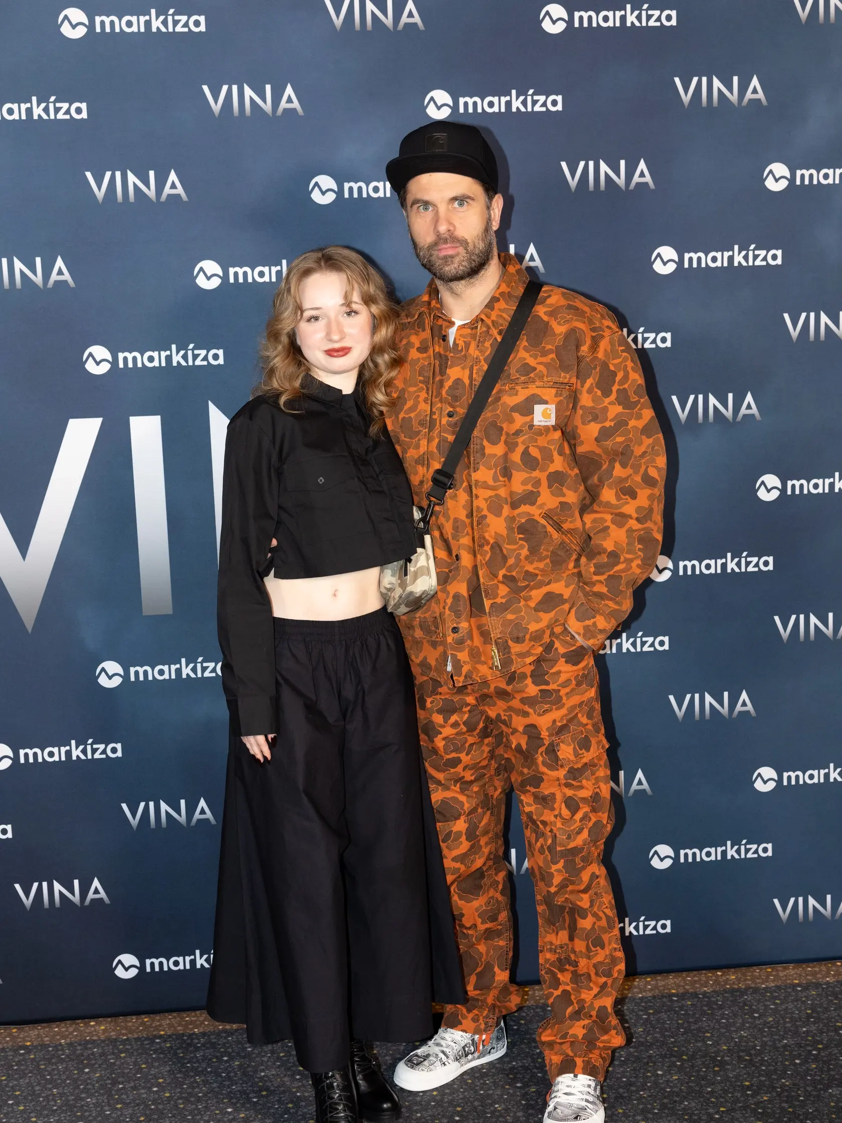 Premiéra seriálu Vina. Na snímke Ema Šimeková a Ján Dobrík.