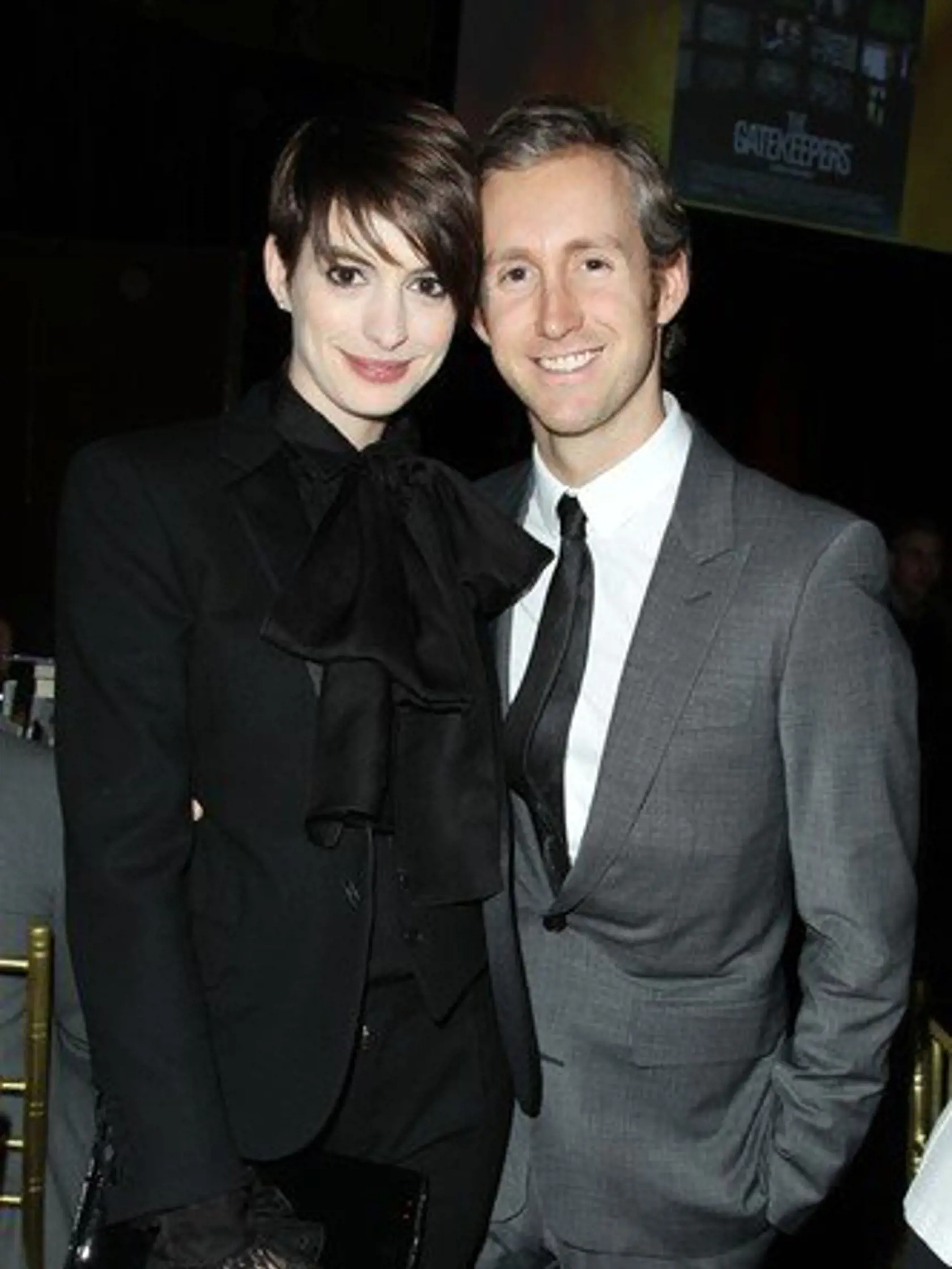-New York, NY - 01/08/13 - National Board of Review 2012 Awards Gala.  Award Winners Include Kathryn Bigelow, Bradley Cooper, Jessica Chastain, Leonardo DiCaprio and Ann Dowd. -PICTURED: Anne Hathaway and Adam Shulman -, Image: 150480387, License: Rights-managed, Restrictions: , Model Release: no, Credit line: Profimedia, INSTAR Images