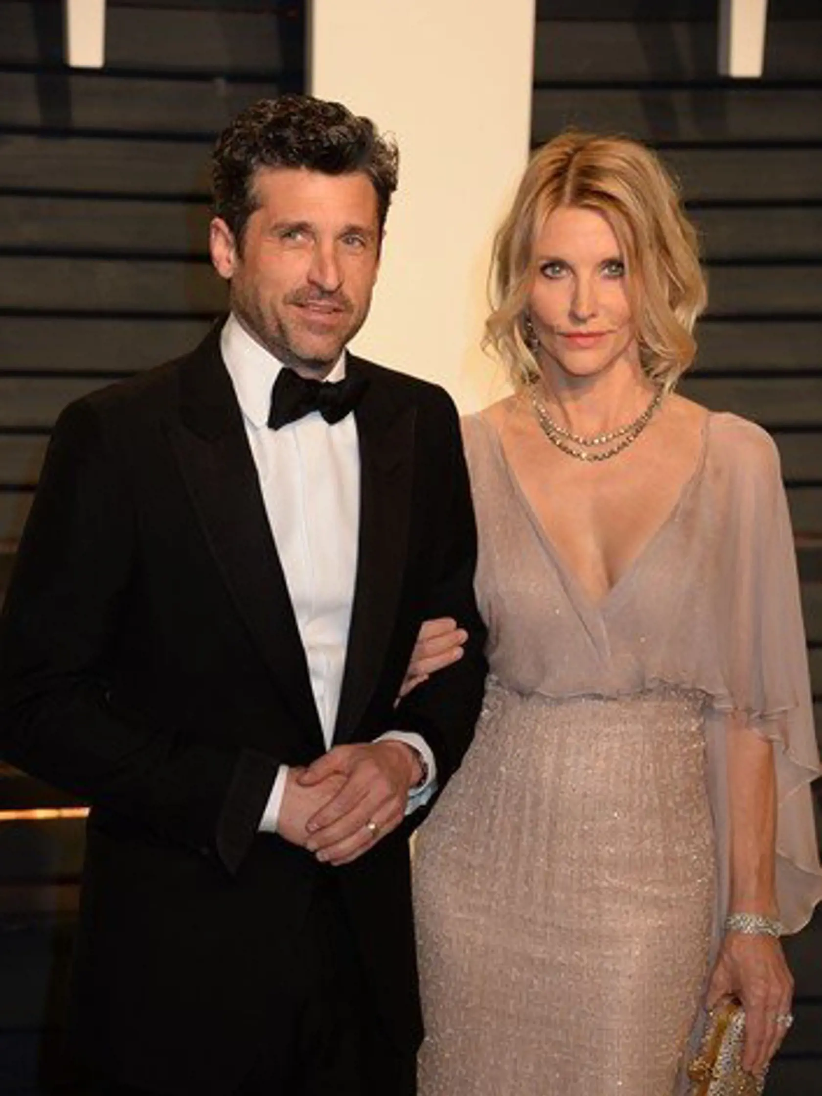 2017 Vanity Fair Oscar Party Hosted By Graydon Carter - Arrivals Pictured: Patrick Dempsey, Jillian Dempsey, Image: 322620441, License: Rights-managed, Restrictions: -ALLCOUNTRY, Model Release: no, Credit line: Profimedia, Splash