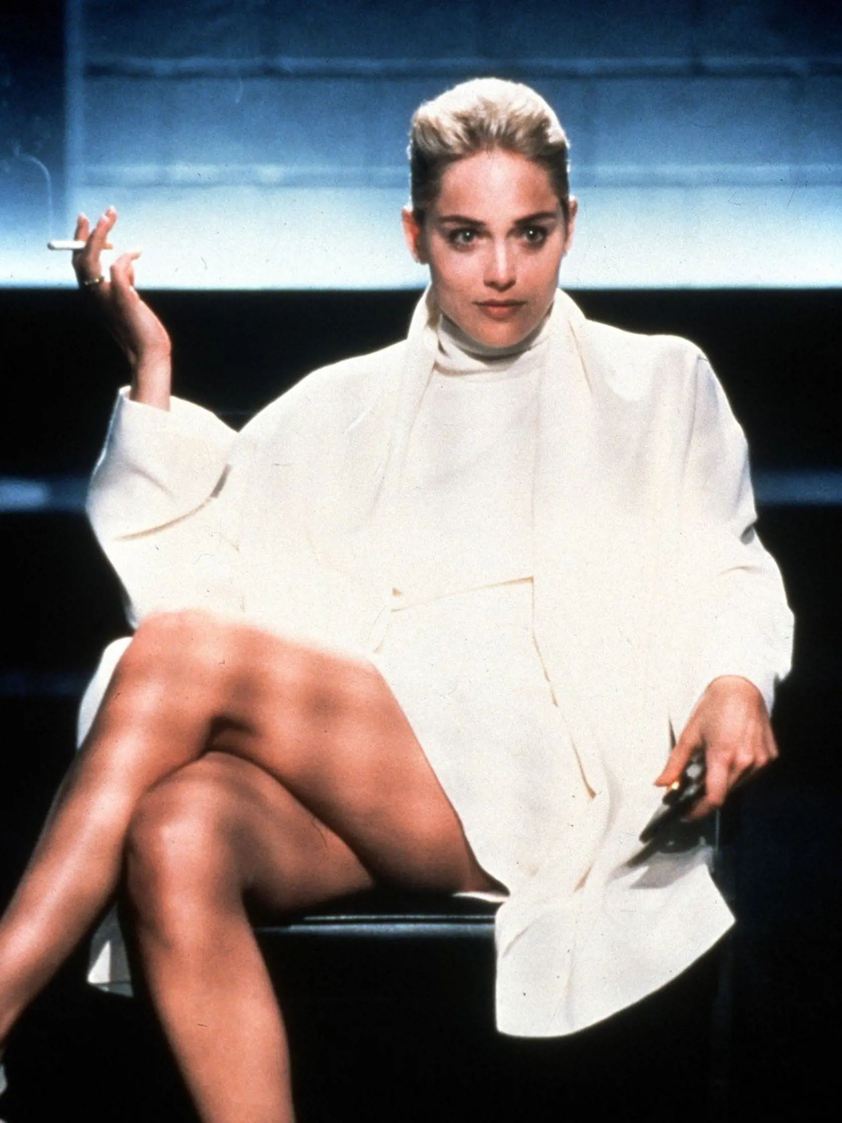 BASIC INSTINCT (1992) - SHARON STONE., Image: 137006950, License: Rights-managed, Restrictions: Editorial inside use only. This is a publicly distributed handout. Access rights only, no license of copyright provided. Mandatory authorization to Visual Icon (www.visual-icon.com) is required for the reproduction of this image., Model Release: no, Credit line: Profimedia, Album
