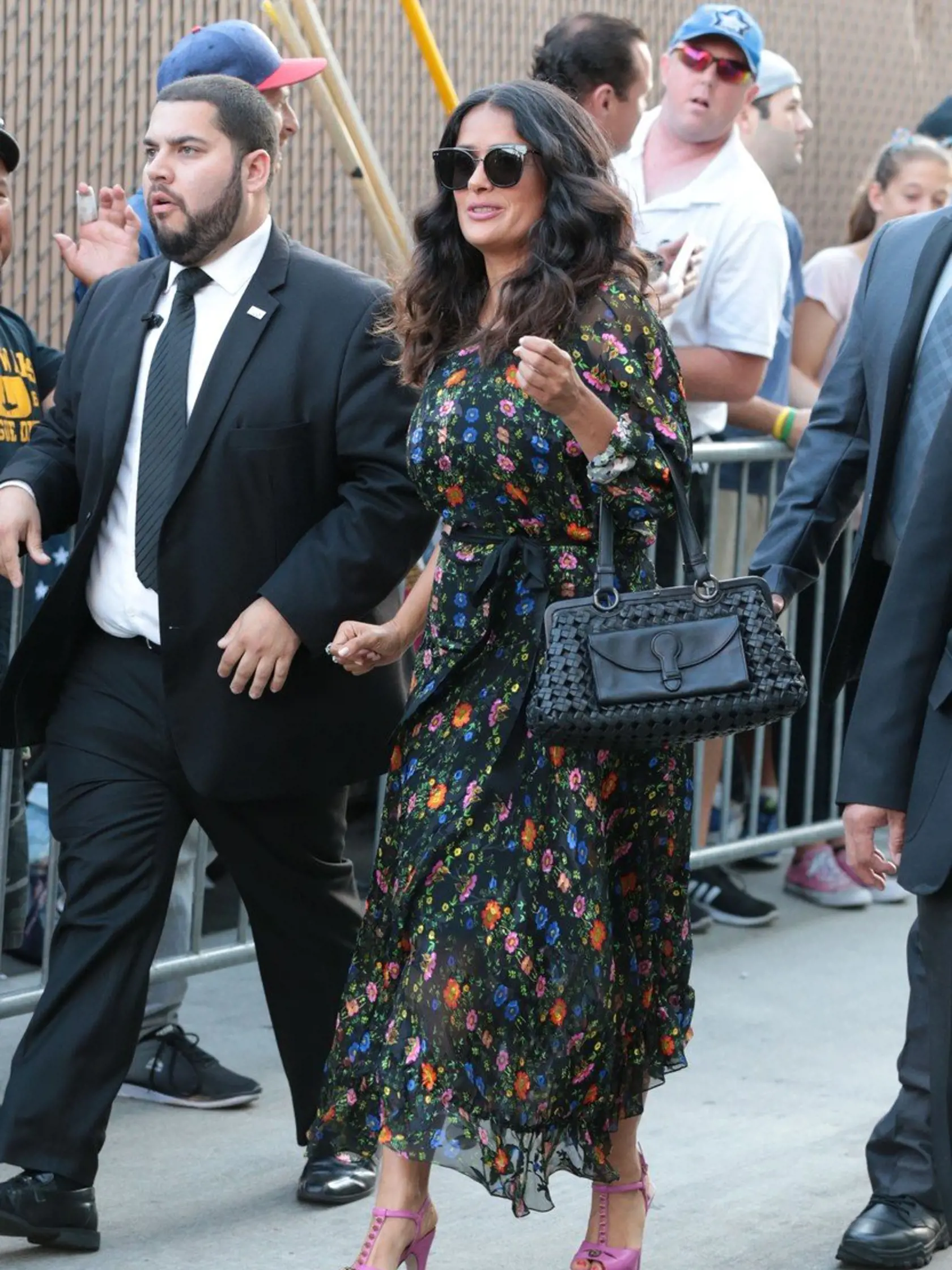 Salma Hayek spotted leaving Jimmy Kimmel Live in Hollywood Pictured: Salma Hayek, Image: 345703897, License: Rights-managed, Restrictions: -ALLCOUNTRY, Model Release: no, Credit line: Profimedia, Splash