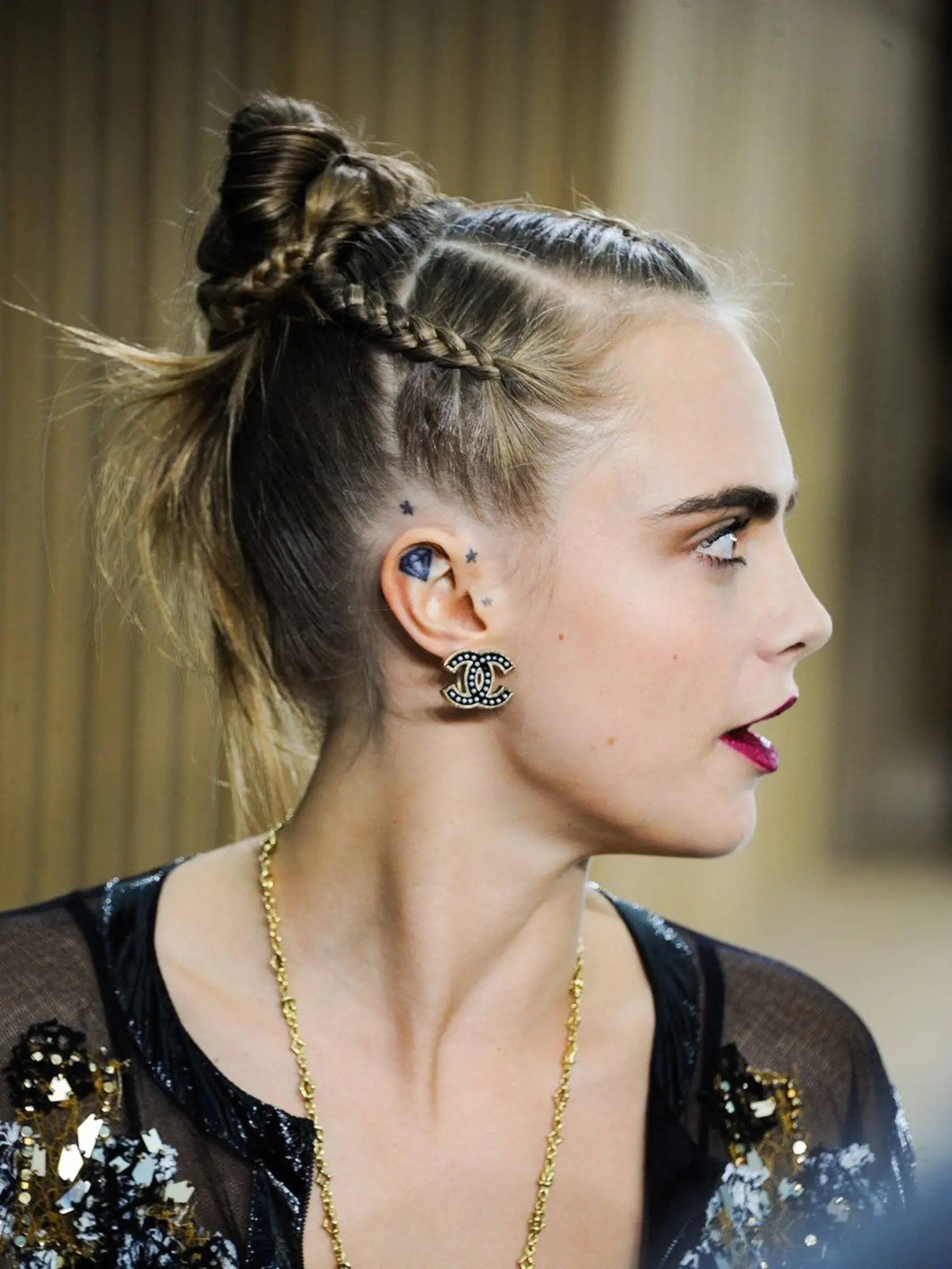 Cara Delevingne attending the Chanel Haute Couture Spring Summer 2016 show as part of Paris Fashion Week on January 26, 2016 in Paris, France., Image: 272376953, License: Rights-managed, Restrictions: , Model Release: no, Credit line: Profimedia, Abaca
