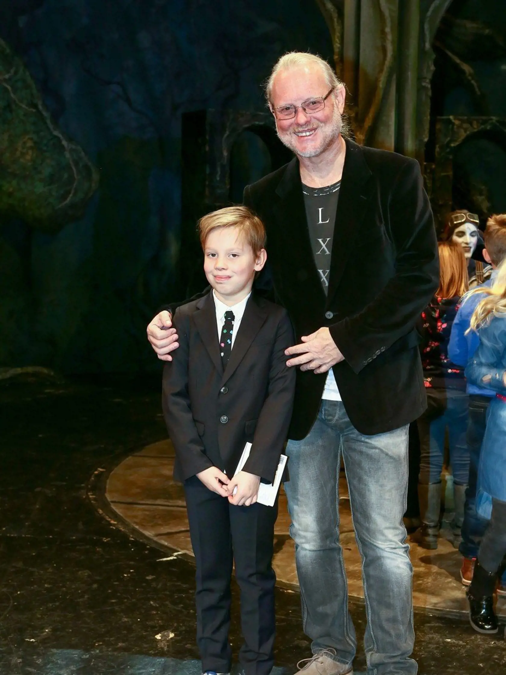 December 2016: Vašo Patejdl so synom Benjaminom.