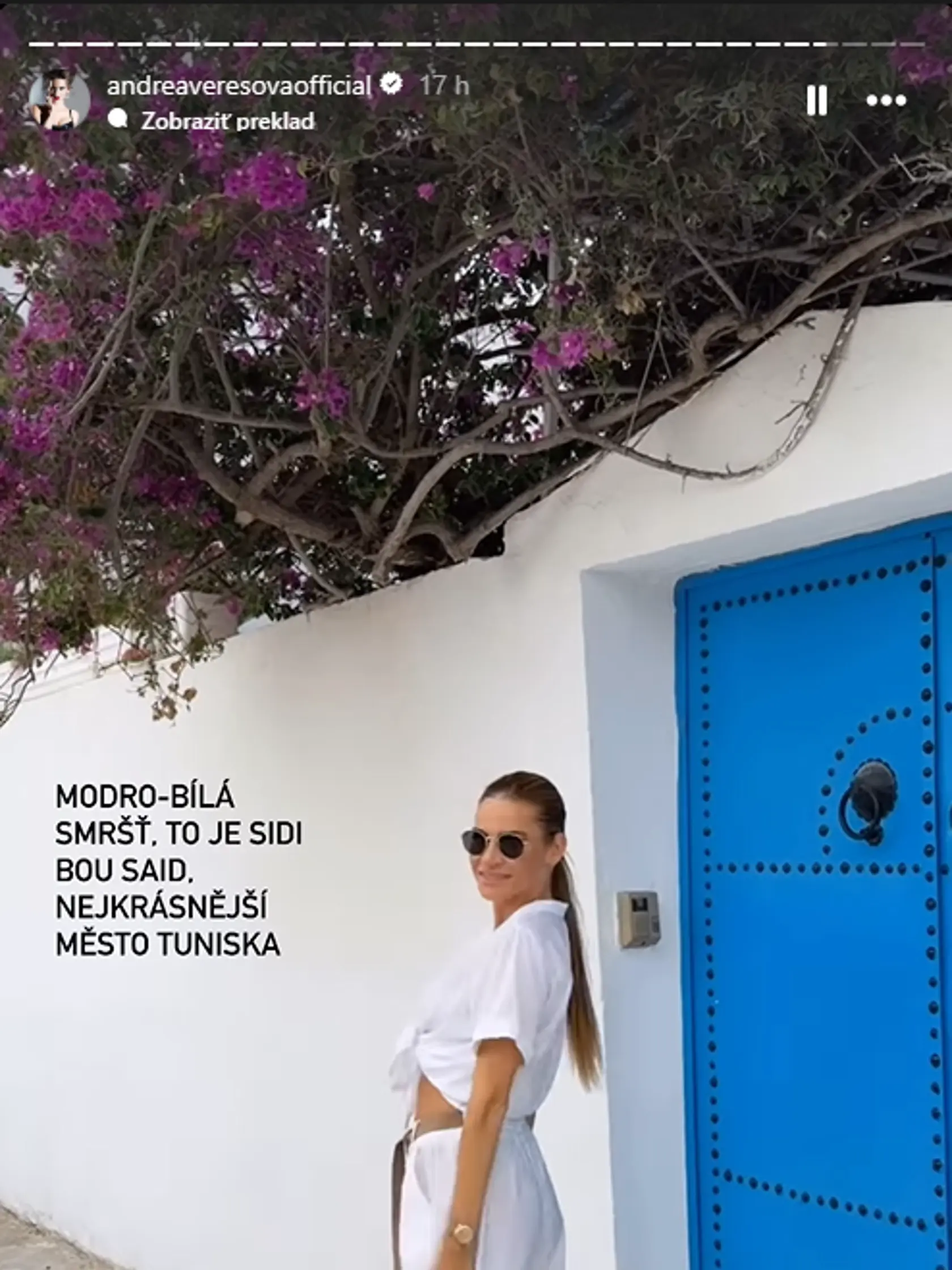 Andrea Verešová navštívila rozprávkové Tunisko.