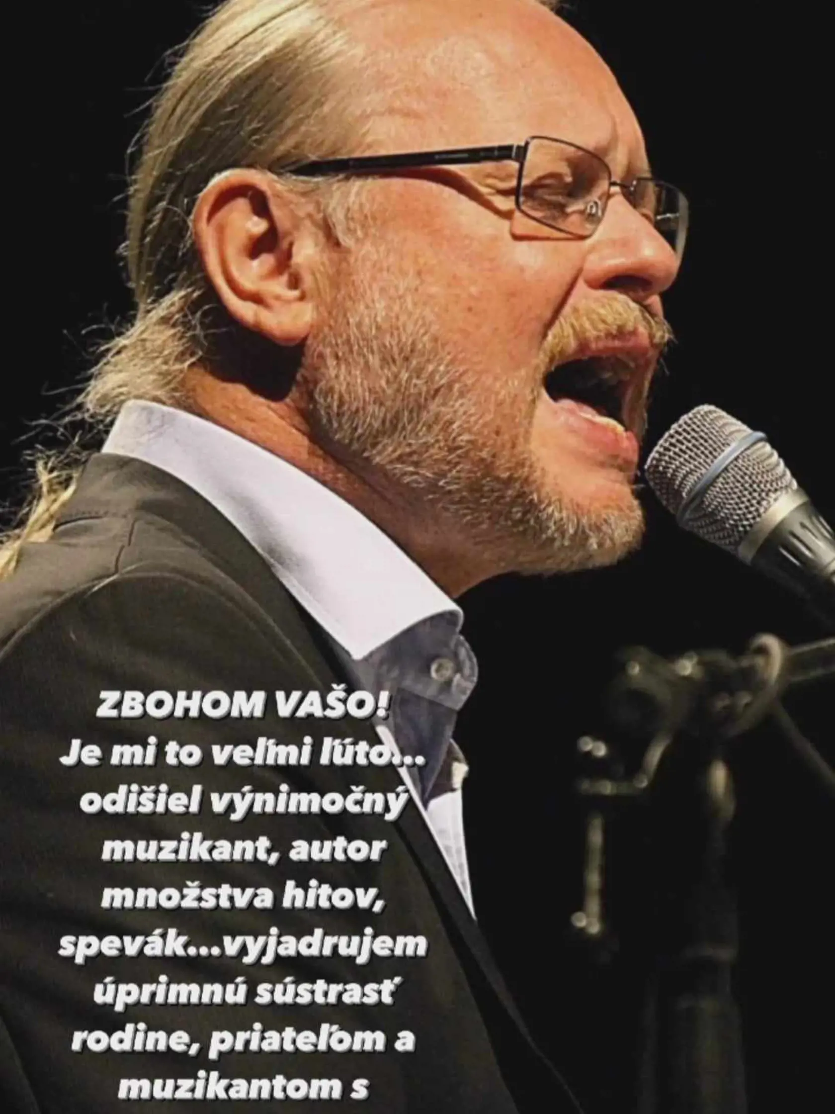 Hudobníkova nečakaná smrť zasiahla množstvo známych osobností.