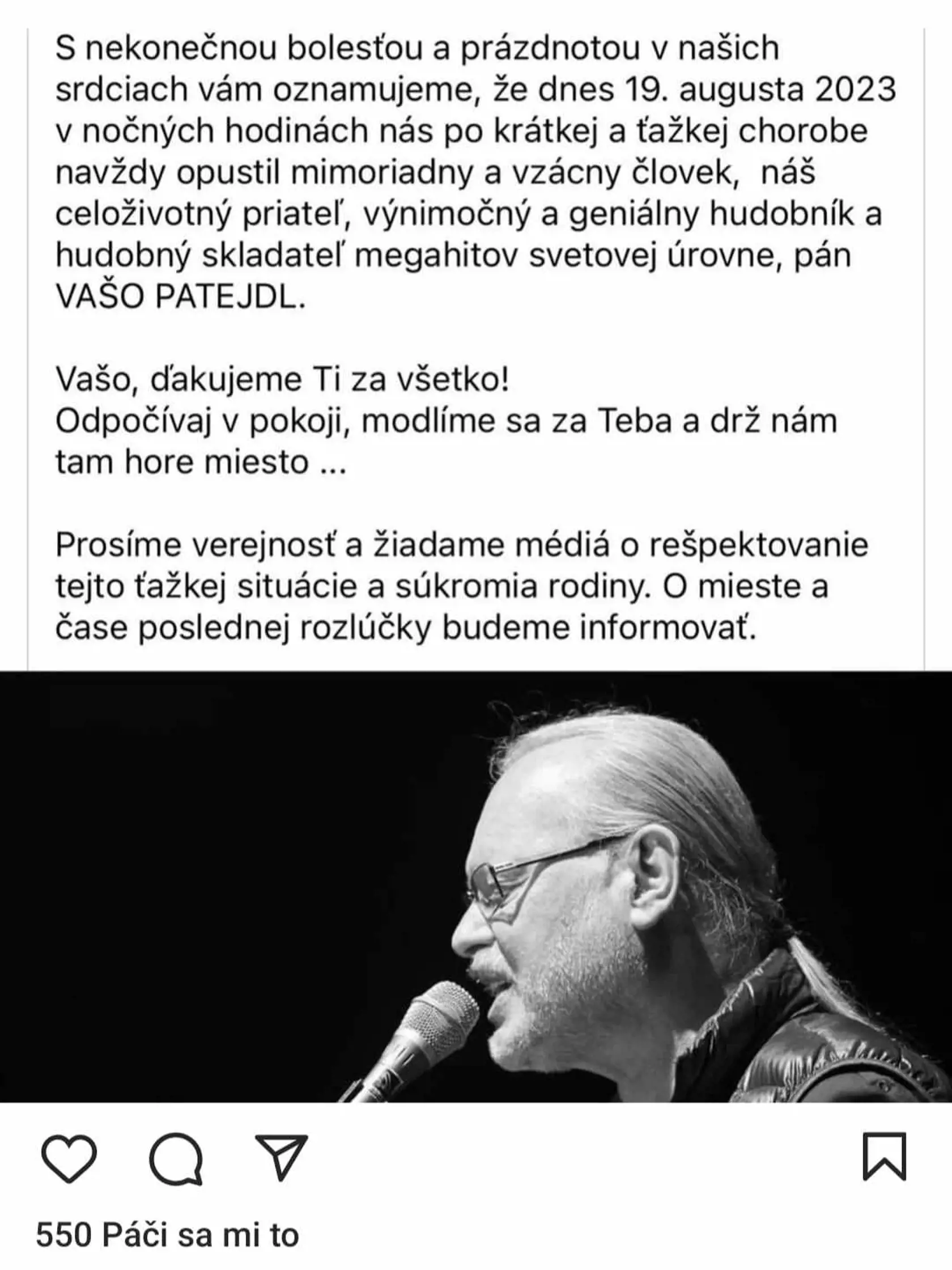 Zaspomínal si aj Boris Kollár.