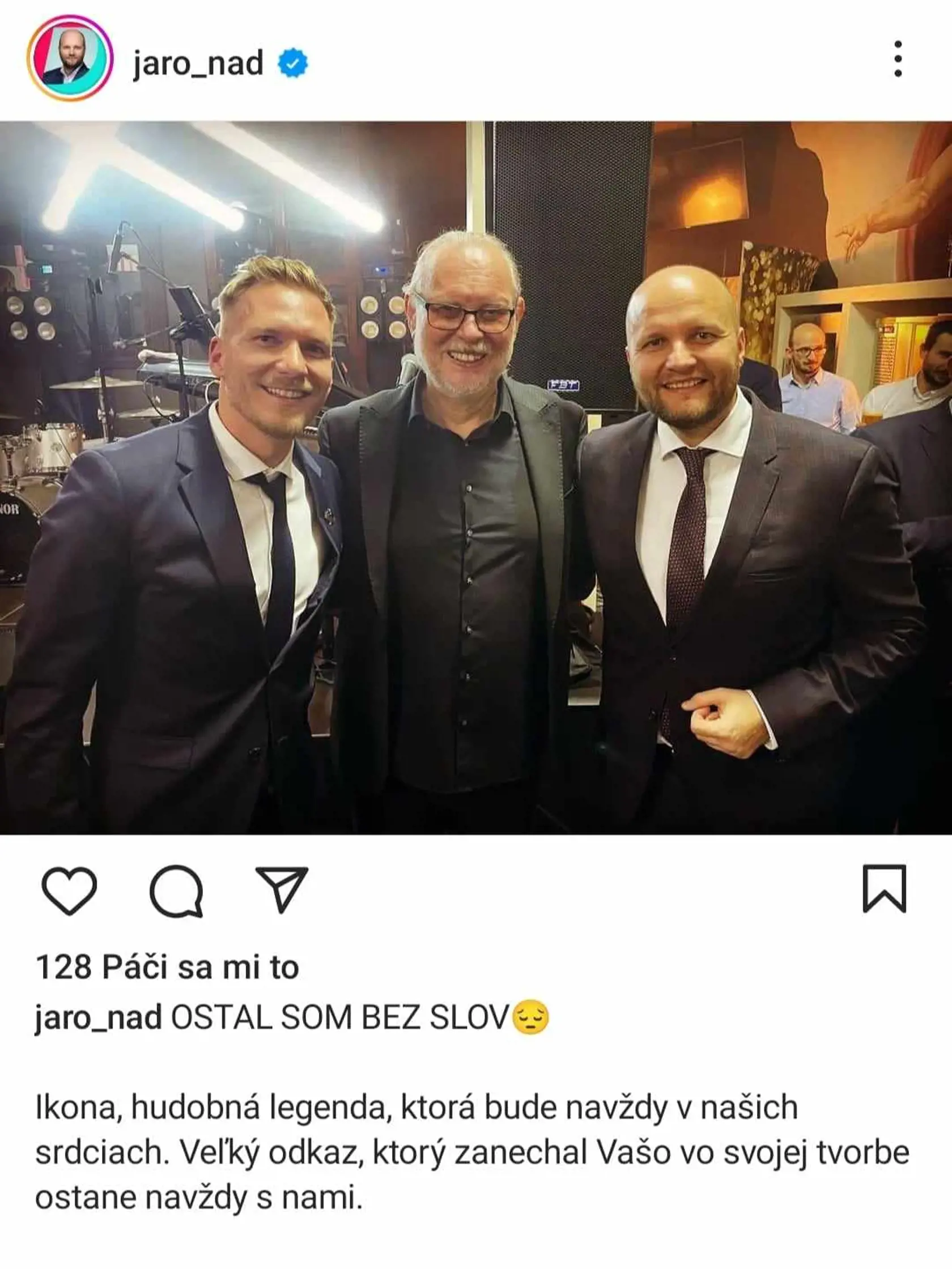 Hudobníkova nečakaná smrť zasiahla množstvo známych osobností, medzi nimi aj politikov.