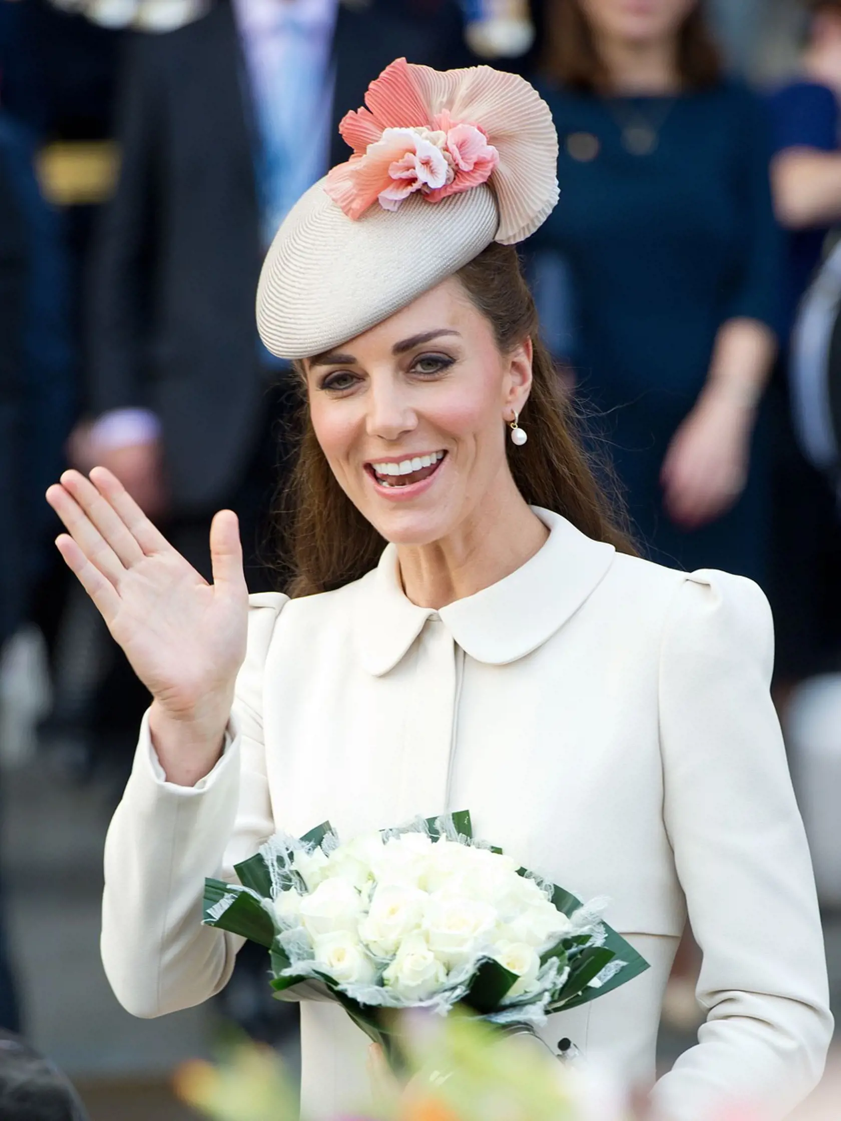 **STOCK IMAGES - KATE MIDDLETON, THE DUCHESS OF CAMBRIDGE AND PRINCE WILLIAM HAVE ANNOUNCED THEY ARE EXPECTING THEIR SECOND CHILD **  4 AUGUST 2014 - MONS - BELGIUM  CATHERINE, DUCHESS OF CAMBRIDGE AND PRINCE WILLIAM, DUKE OF CAMBRIDGE ATTEND A RECEPTION AT THE GRAND PLACE IN MONS, BELGIUM WITH PRINCE HARRY, Image: 184638013, License: Rights-managed, Restrictions: PLEASE CREDIT AS PER BYLINE *UK CLIENTS - PLEASE PIXELATE CHILDS FACE BEFORE PUBLICATION***UK CLIENTS MUST CALL PRIOR TO TV OR ONLINE