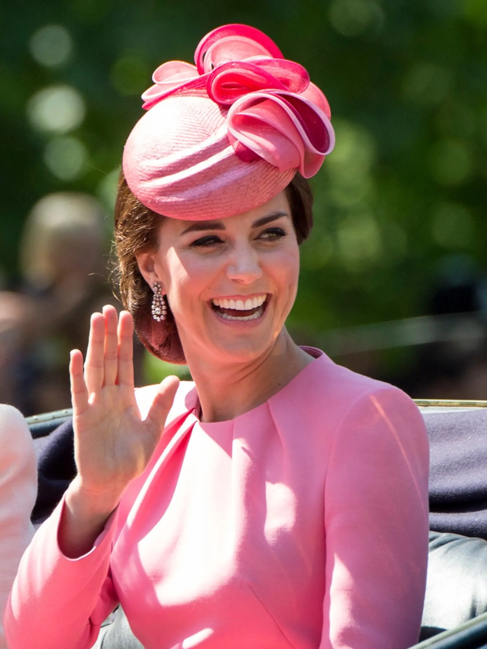 17 June 2017.  Catherine, Duchess of Cambridge during the annual Trooping The Colour parade in London., Image: 338168079, License: Rights-managed, Restrictions: , Model Release: no, Credit line: Profimedia, Goff Photos