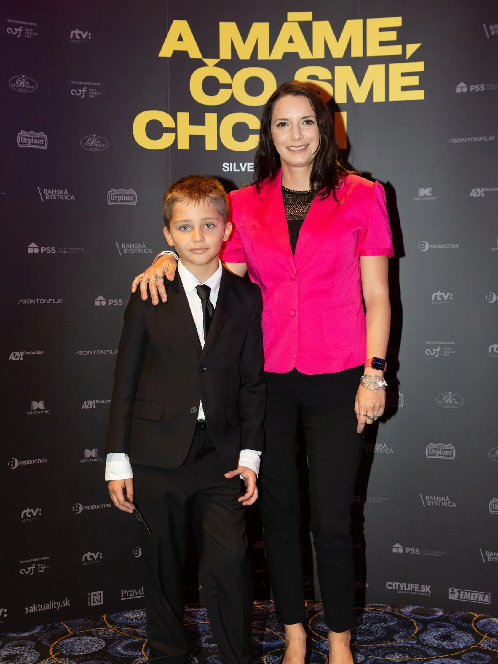 Dorota Nvotová so synom.